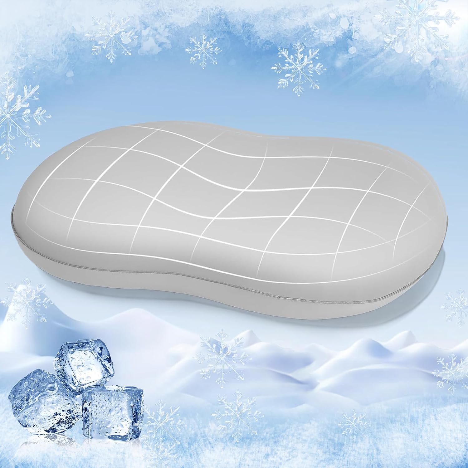 Elegear Cooling Pillow for Deep Sleep and Neck Pain Relief