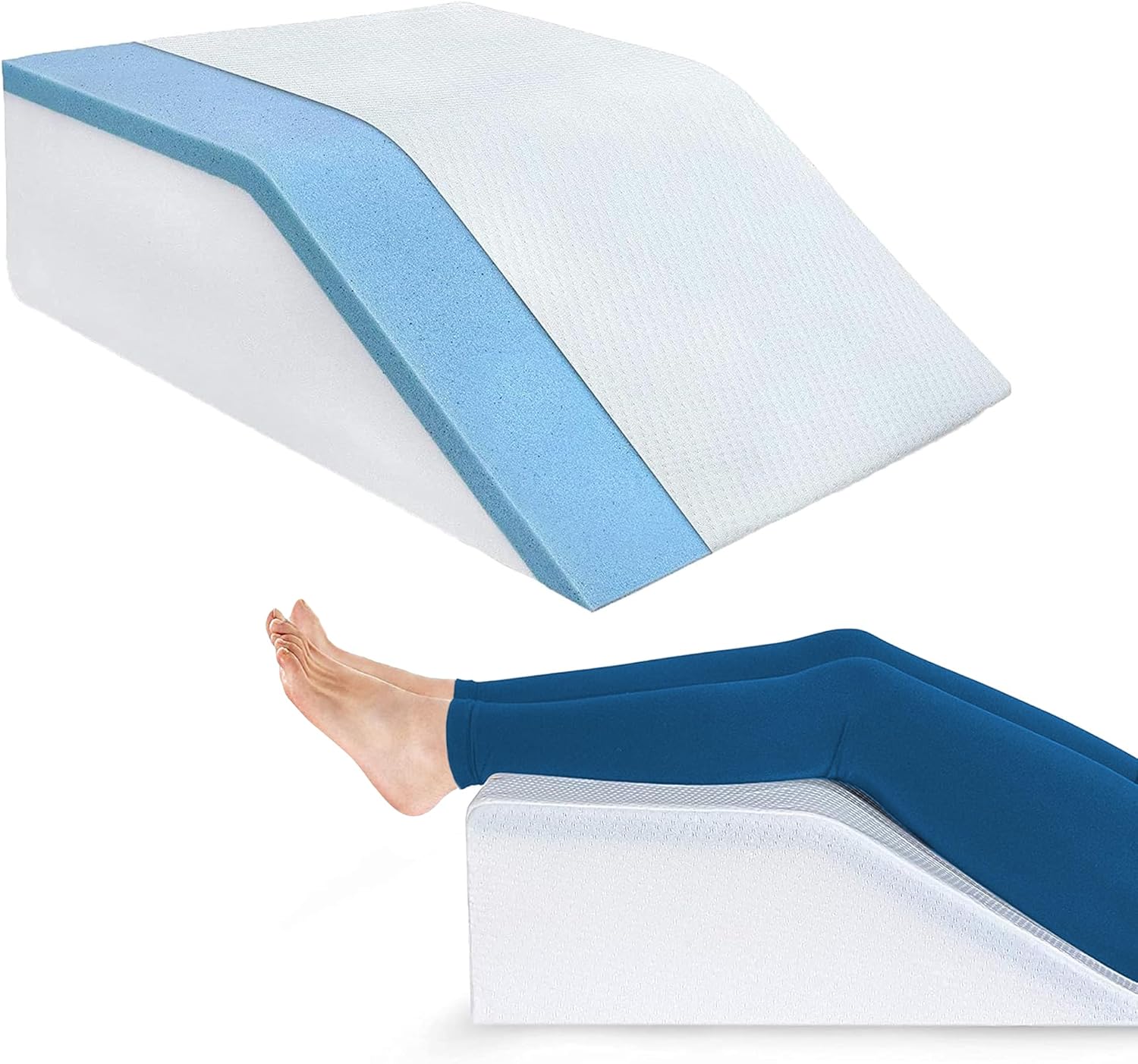 Abco Tech Leg Elevation Pillow with Cooling Gel