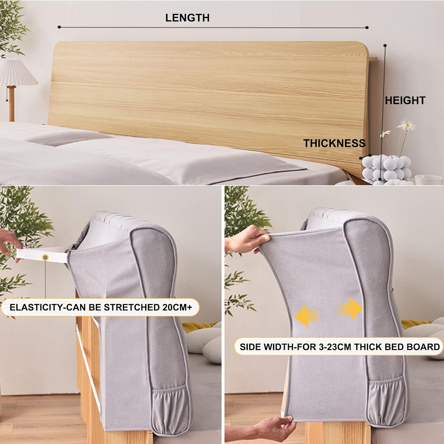 High Resilience Headboard Cushion Wall Pillow for Bedroom 1