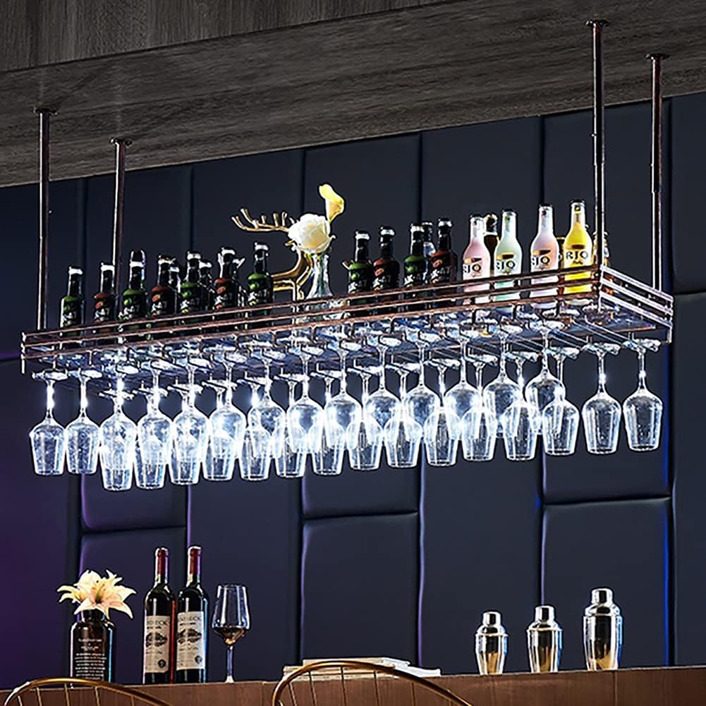 LUCEAE Wall-Mounted Wine Rack for Bar or Kitchen
