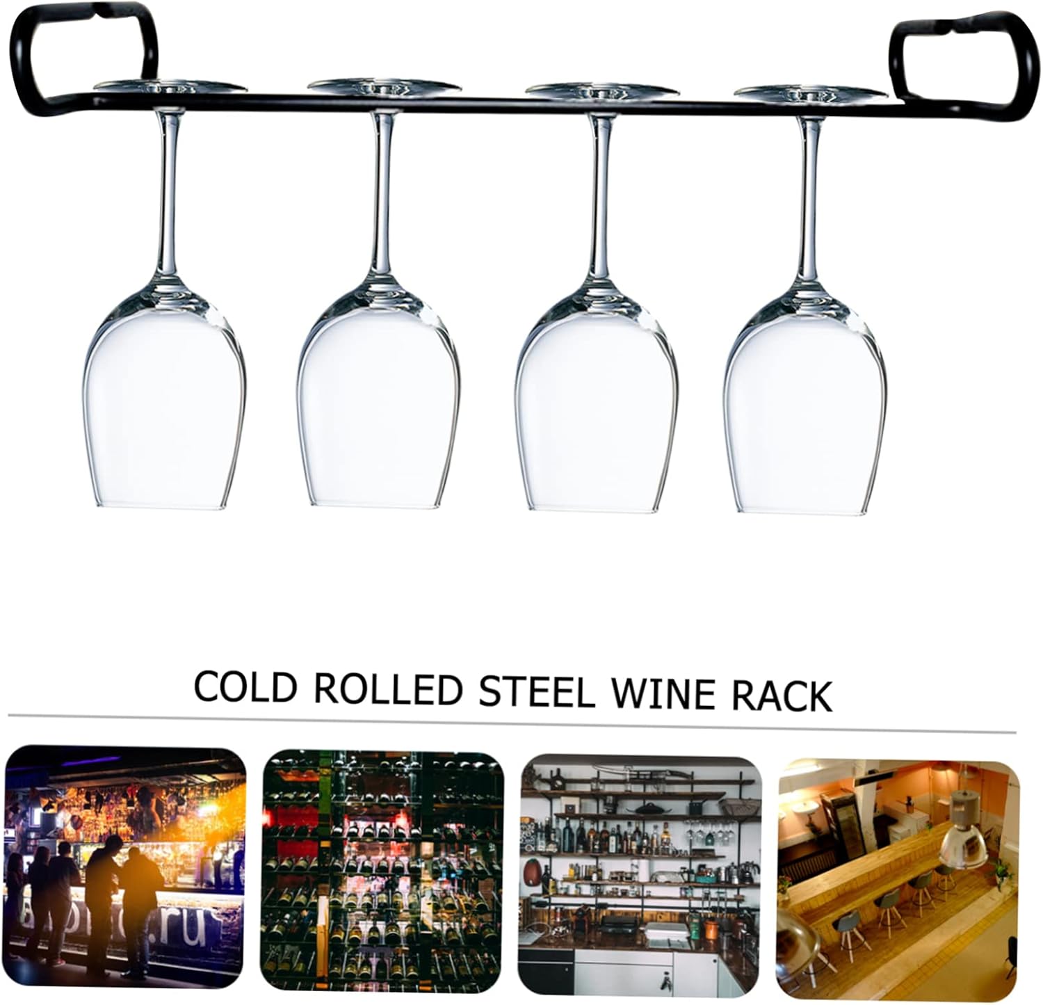 Cabilock 1pc European Style Iron Art Goblet Rack