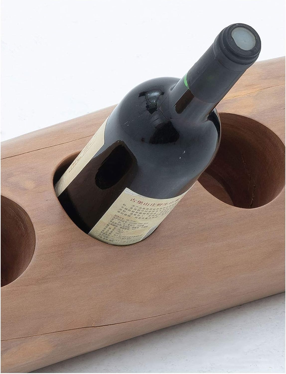 BOCbco 4-Bottle Wood Freestanding Wine Rack