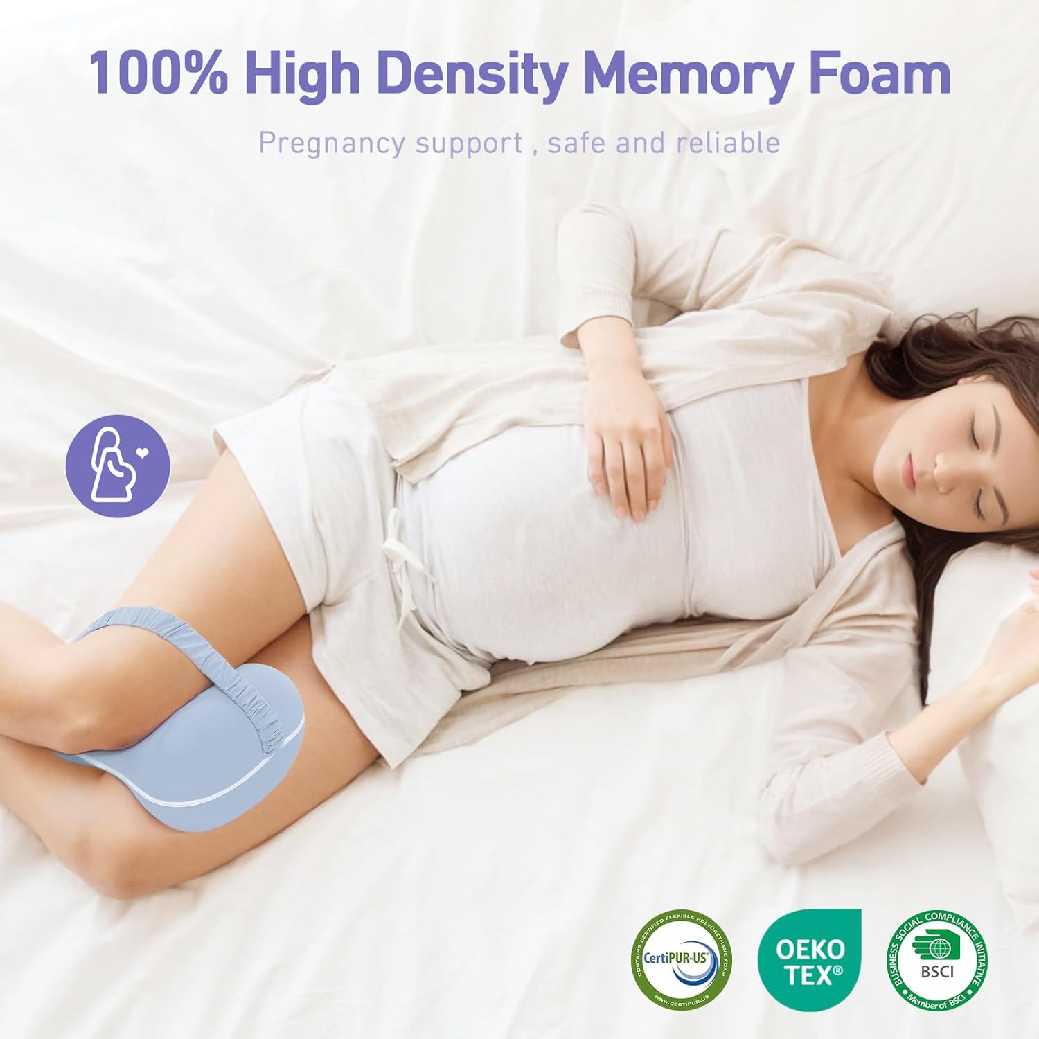 Forcanby Leg Knee Pillow for Side Sleepers 1