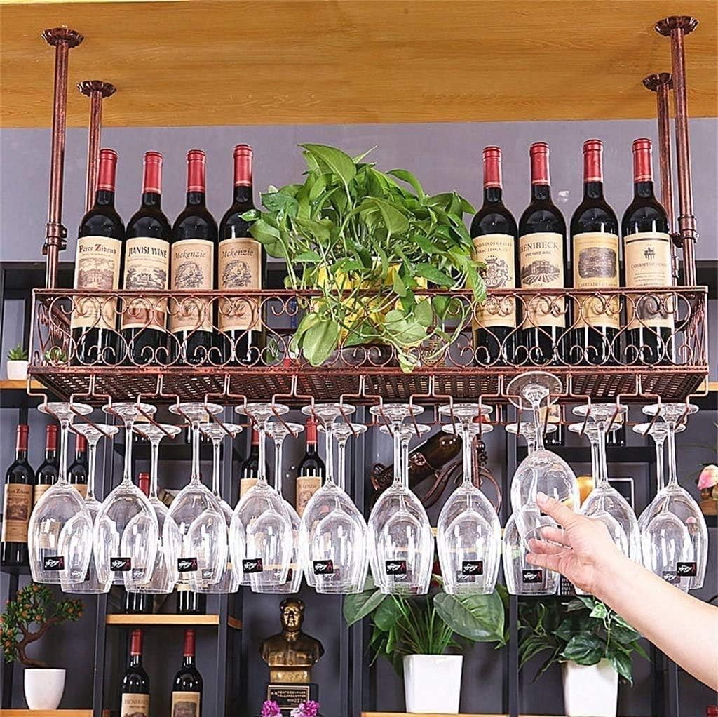 LUCEAE Wall-Mounted Wine Rack for Bar and Kitchen
