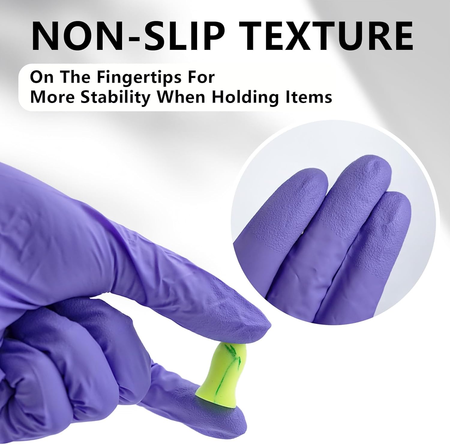 Myetasser Nitrile Gloves 100-Pack Latex-Free
