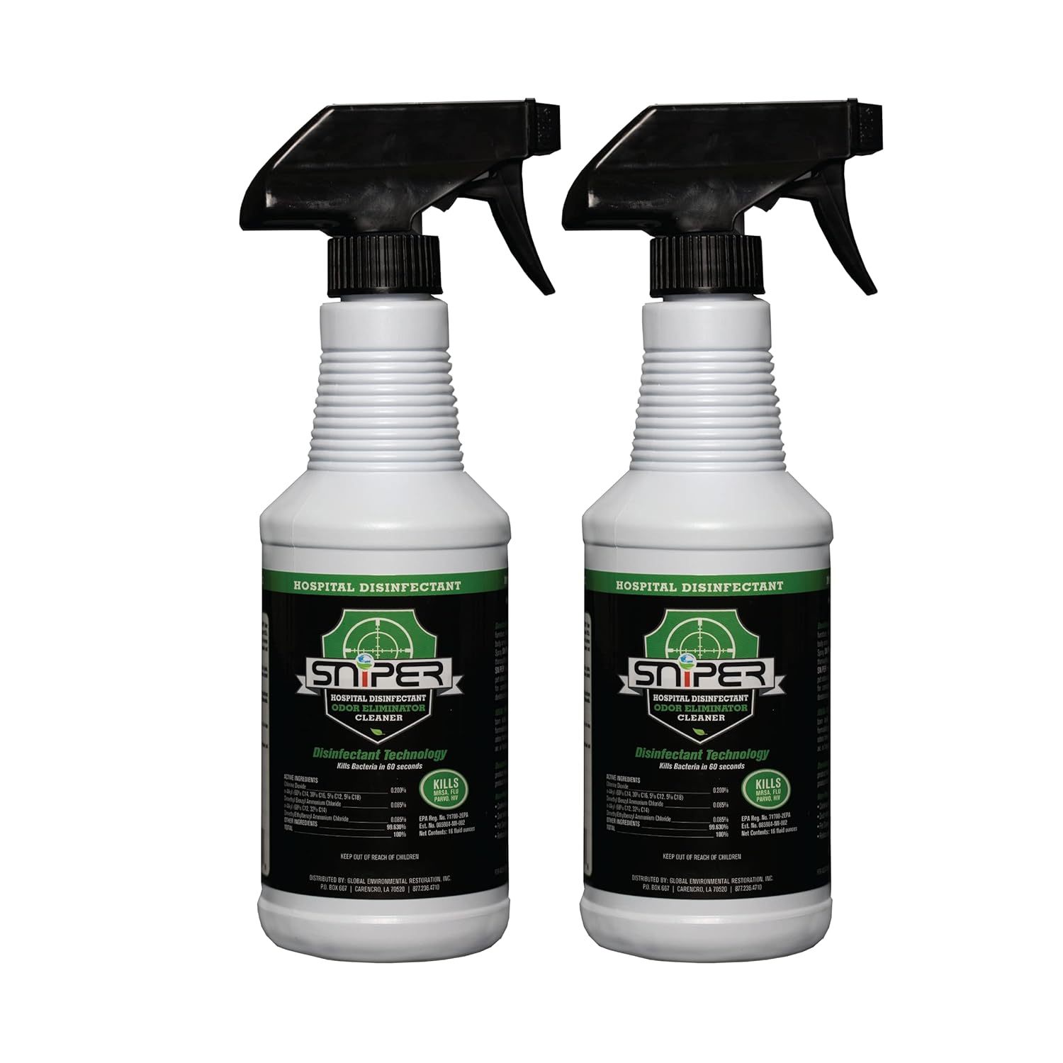 SNiPER All-Purpose Cleaner Deodorizer 16 Ounce 2-Pack