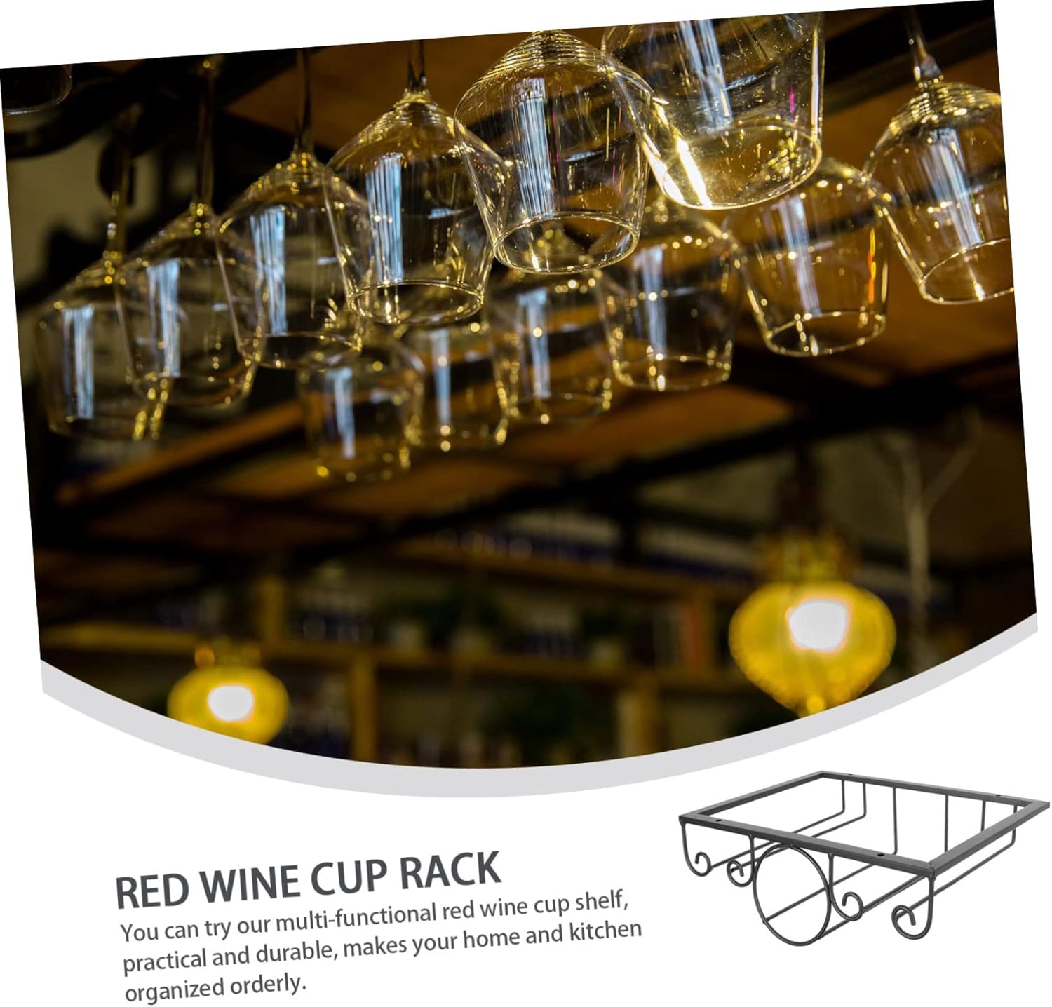 Zerodeko 1Pc Draining Rack for Wine Glasses