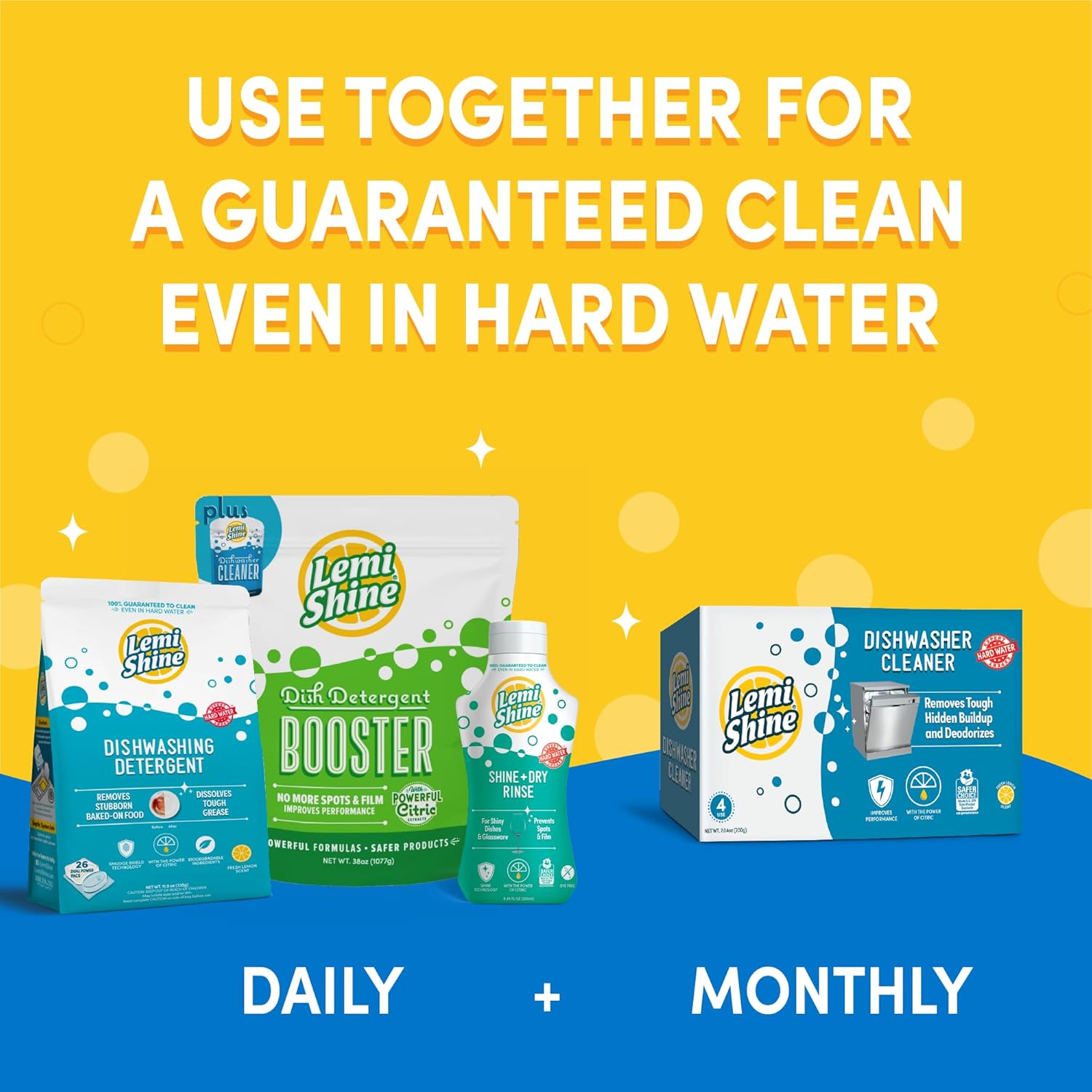 Lemi Shine Dish Detergent Booster 38 oz