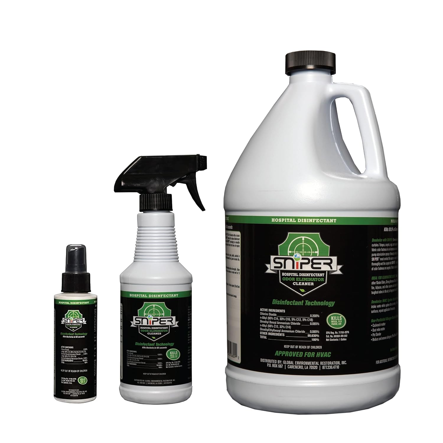 SNiPER All-Purpose Cleaner Deodorizer Set 1