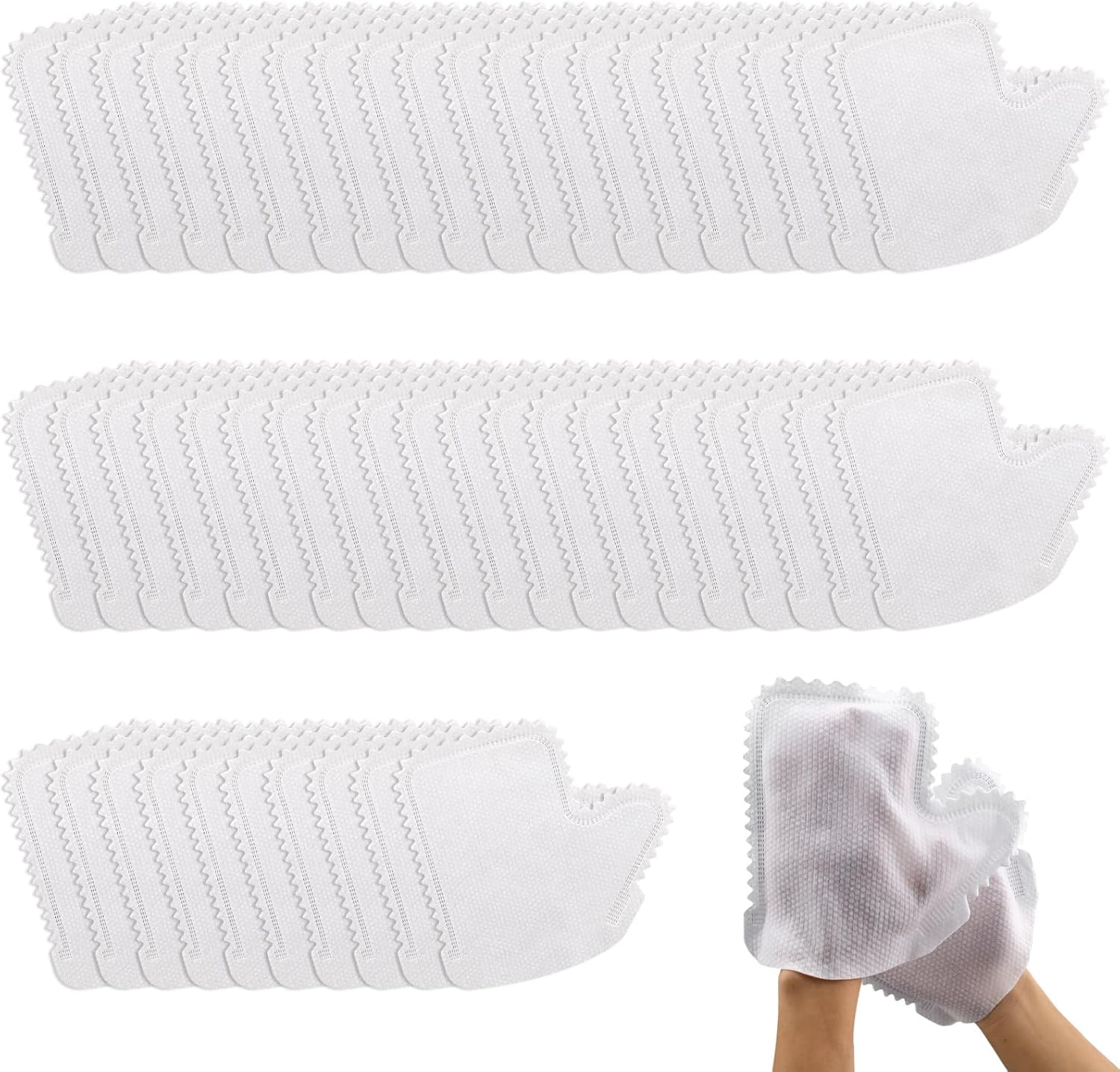 Betinyar 50pcs Multi-Purpose Washable Dusting Gloves