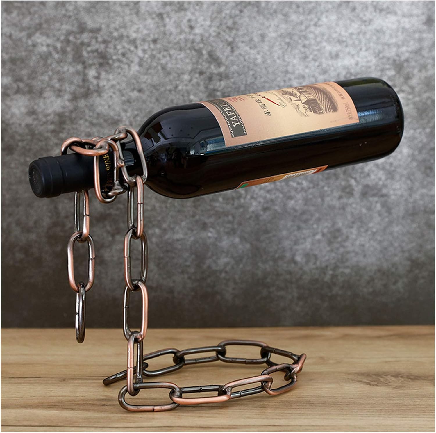 BOCbco Bronze Wine Rack with 6 Bottle Capacity