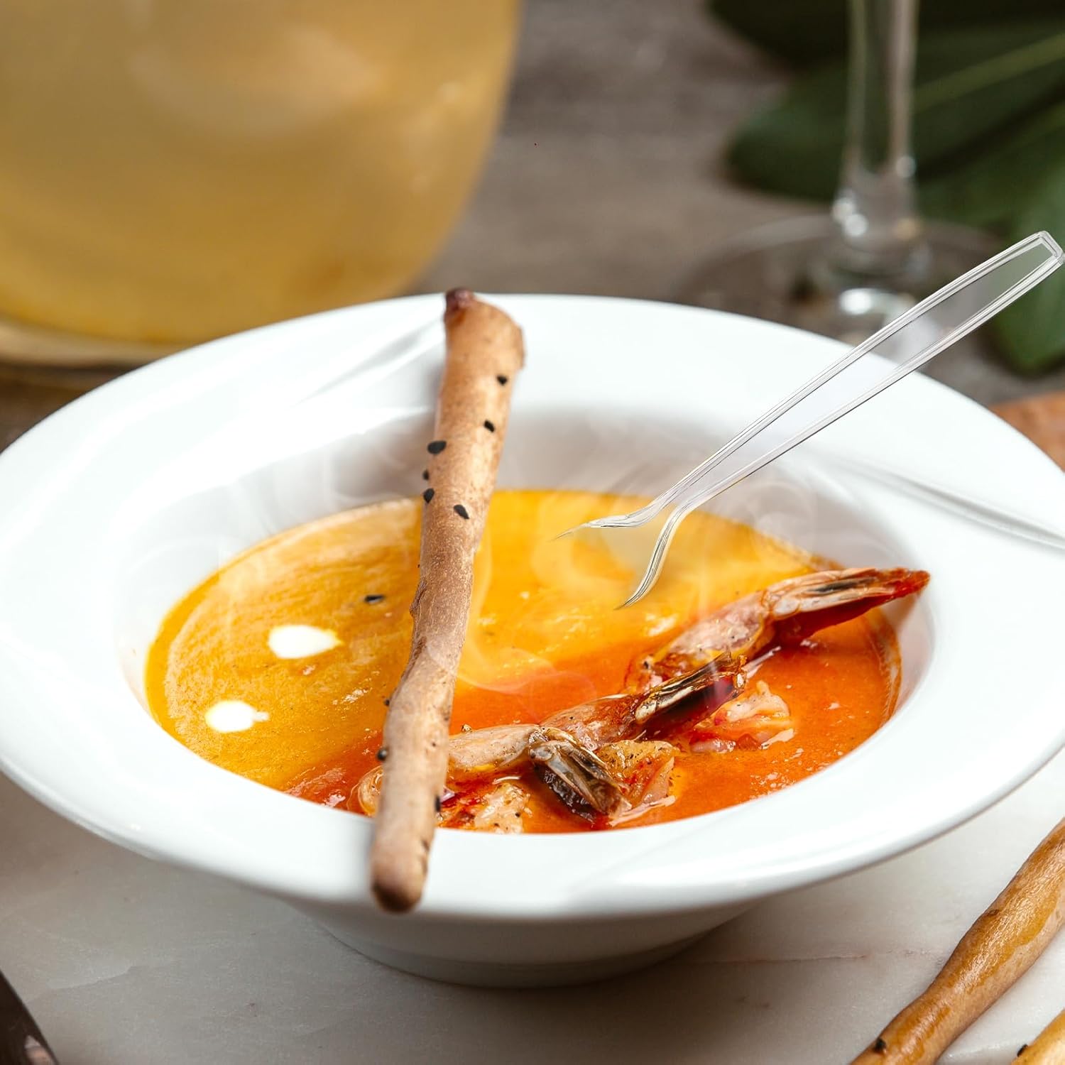 1500 Count BPA-Free Heat Resistant Plastic Forks