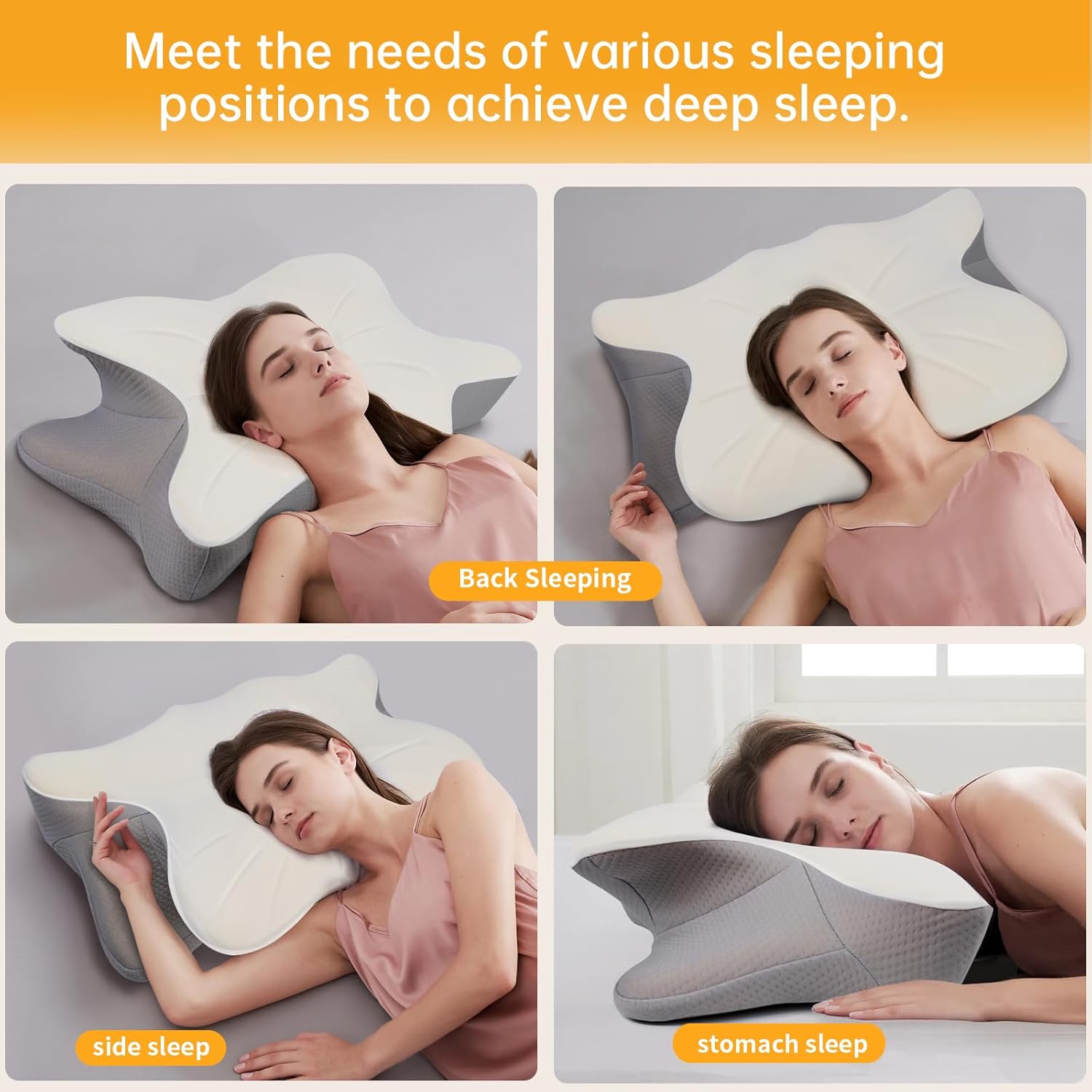 Monoledis Cervical Pillow for Neck Pain Relief