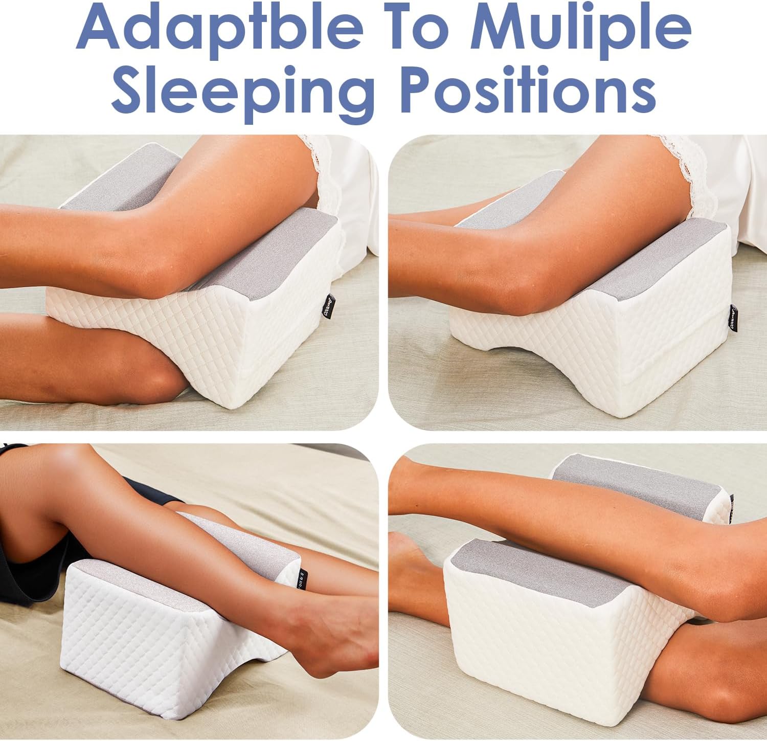 Cooloo8 Knee Pillow for Side Sleepers - Sciatica Pain Relief 1PCS