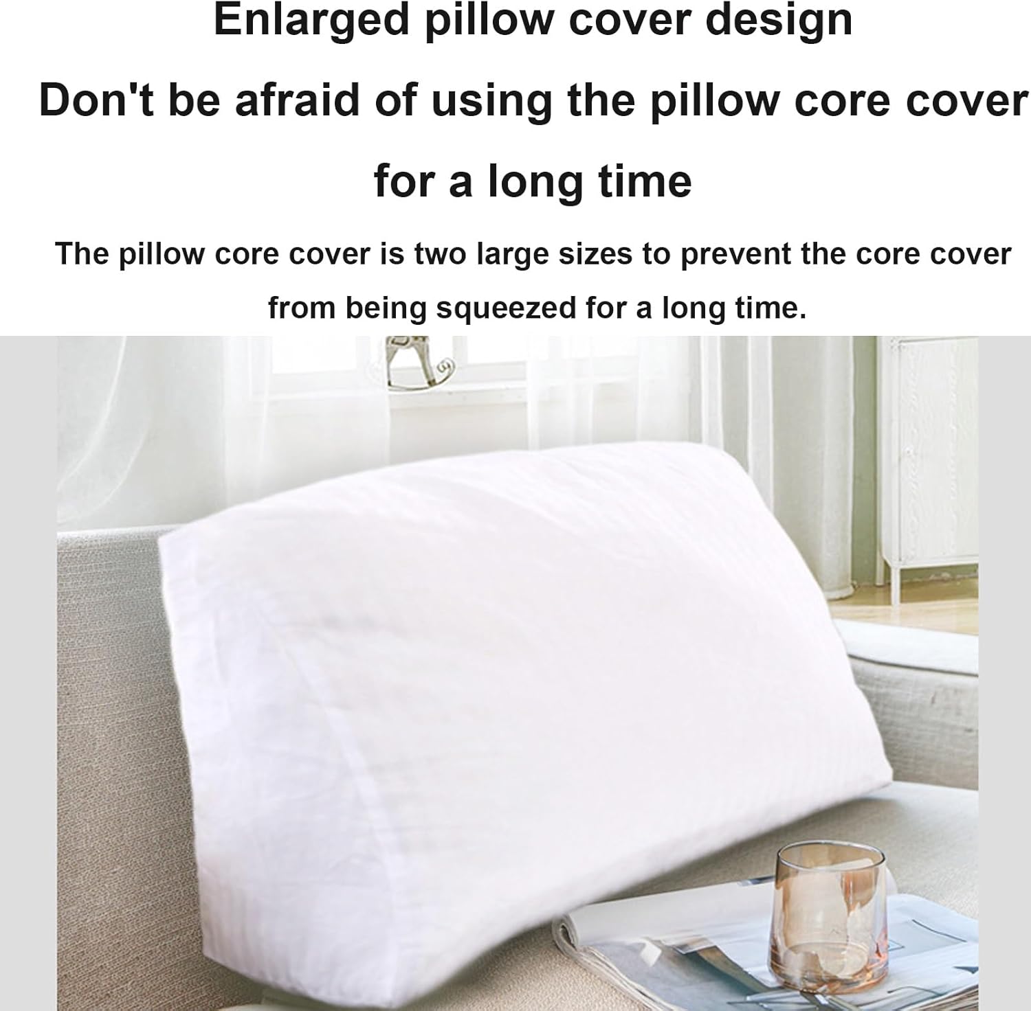 yonwait Wedge Pillow for Bed and Sofa Support