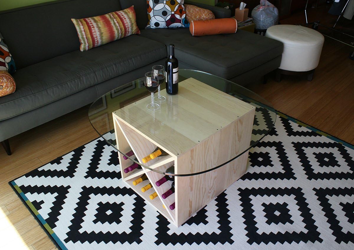 Creekside 24 Bottle Wine Cubes Set of 2 12 Deep Pine 1