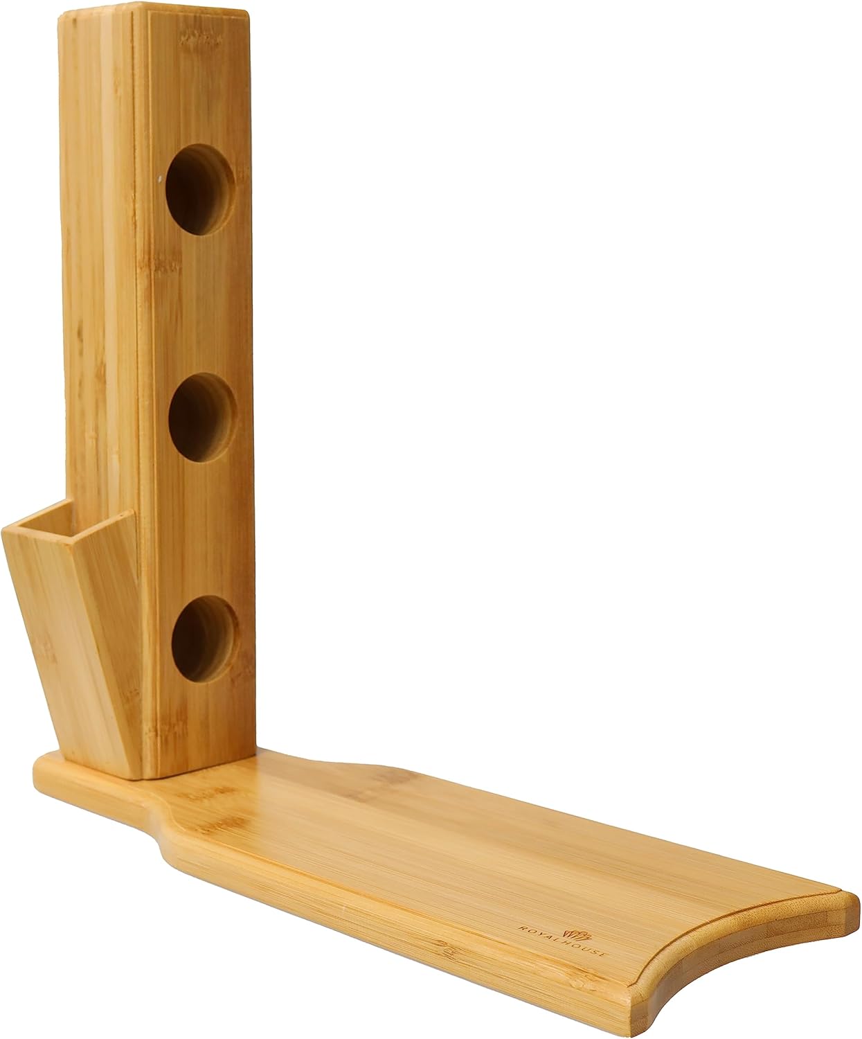 RoyalHouse Bamboo Wine Rack 3 Compartments