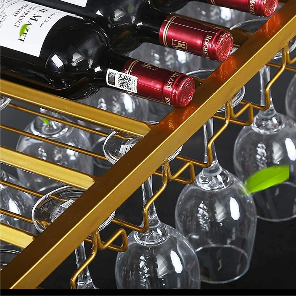 Adjustable Wall-Mounted Wine Rack Holder for Bars and Restaurants