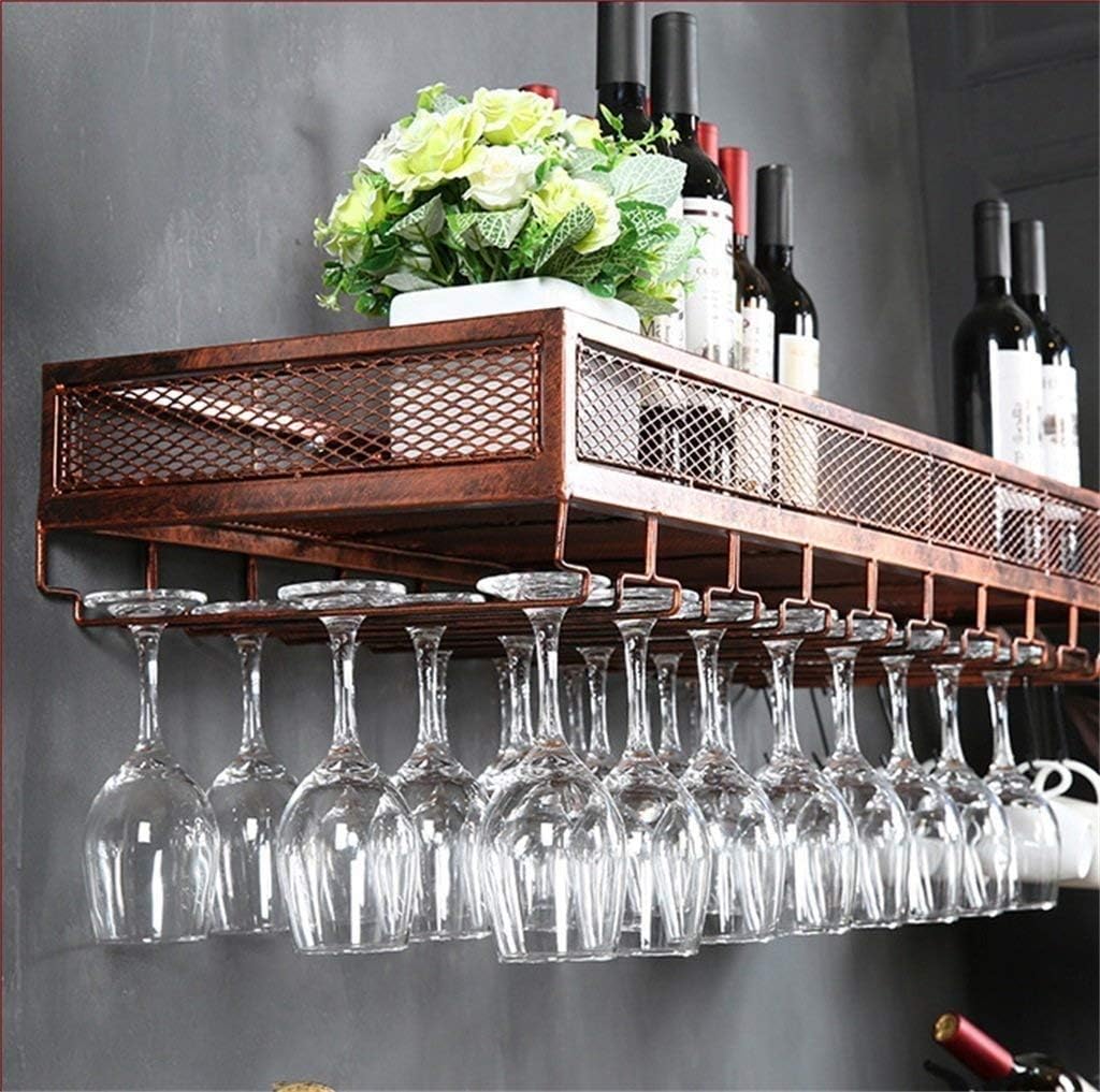 ZJYWMM Wall-Mounted Wine Rack Organizer
