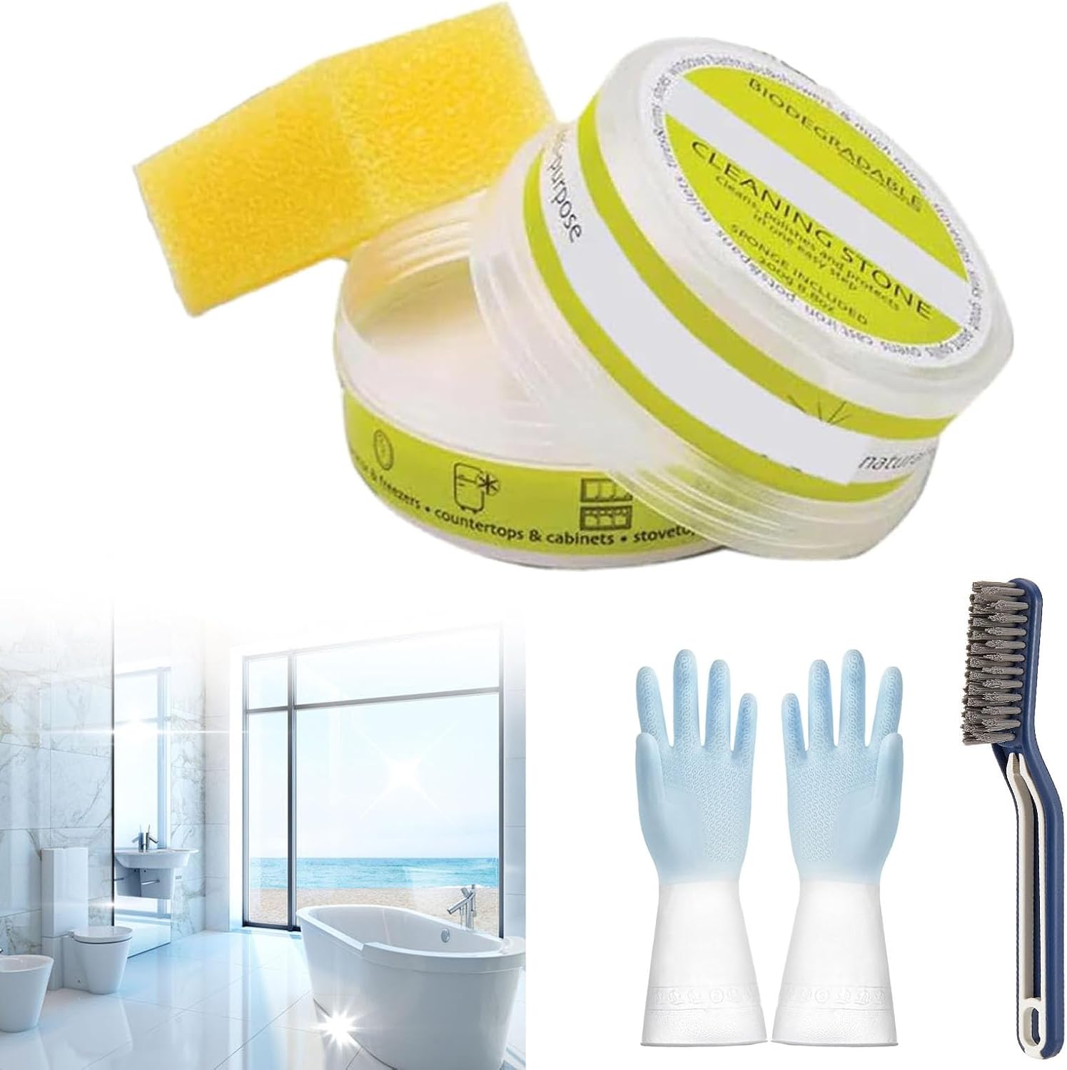 Clean It Cleaning Stone - Multi Purpose Eco-Friendly Scrubber