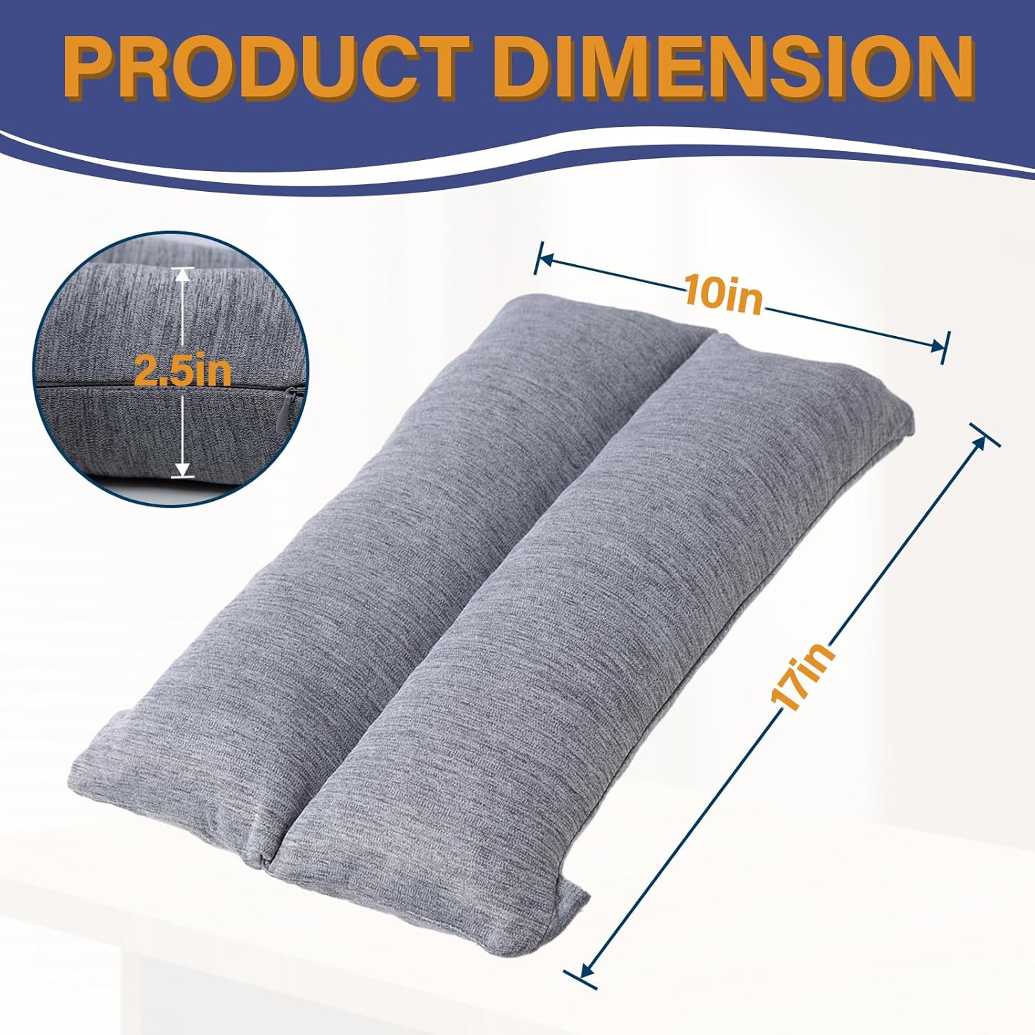 1 MIDDLE ONE Arm Pillow with Cooling Cover