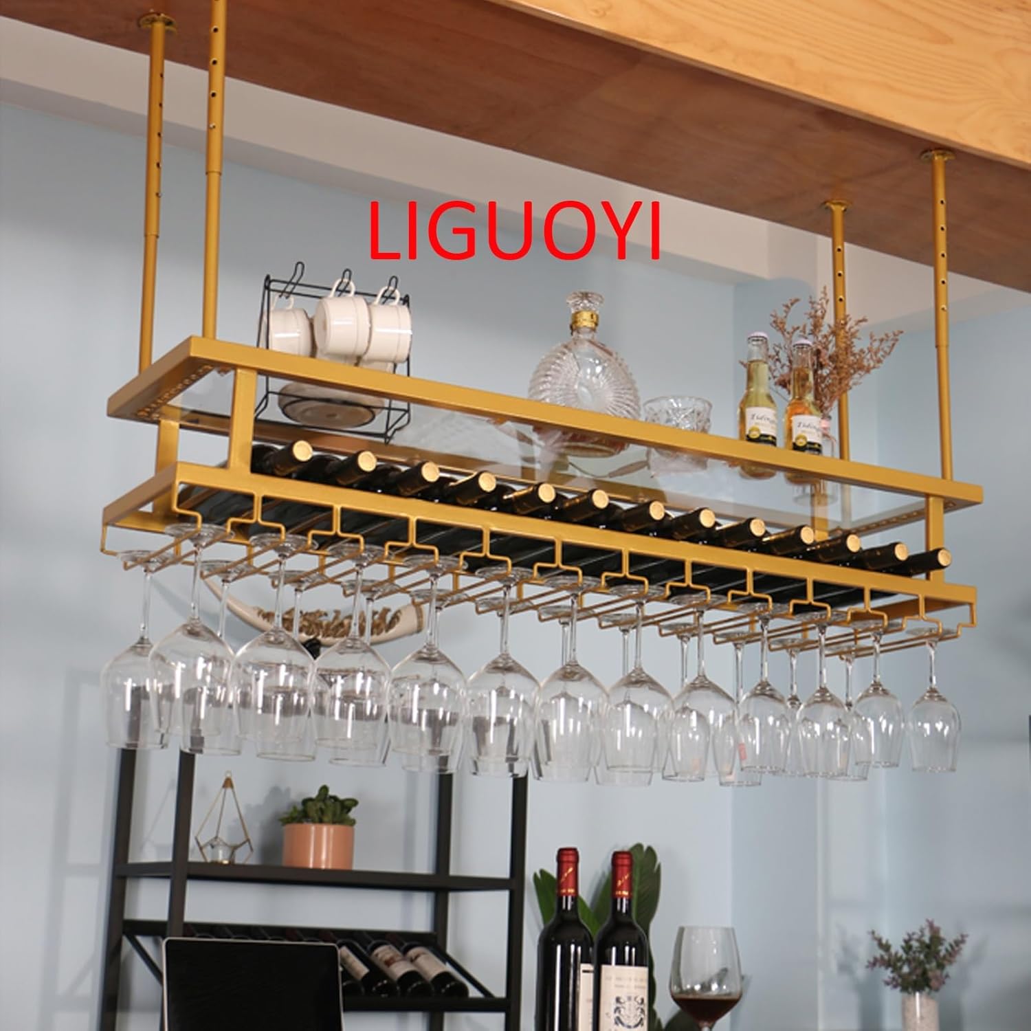 LIGUOYI Adjustable Wine Glass Holder