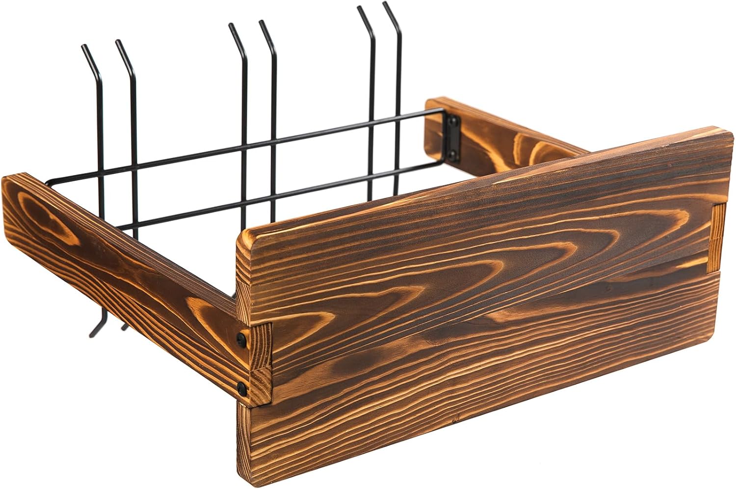 ExoLiry Rustic 6-Slot Wine Glass Rack
