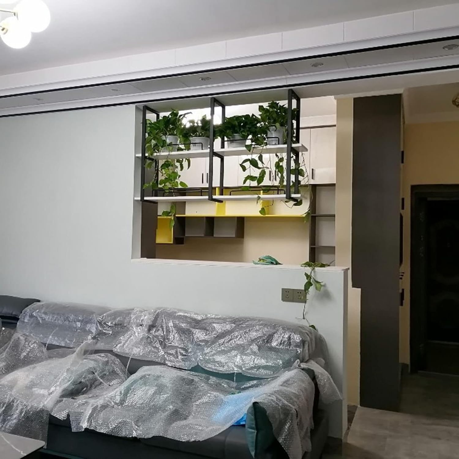 Ceiling Wine Rack - Retro Hanging Storage Shelf
