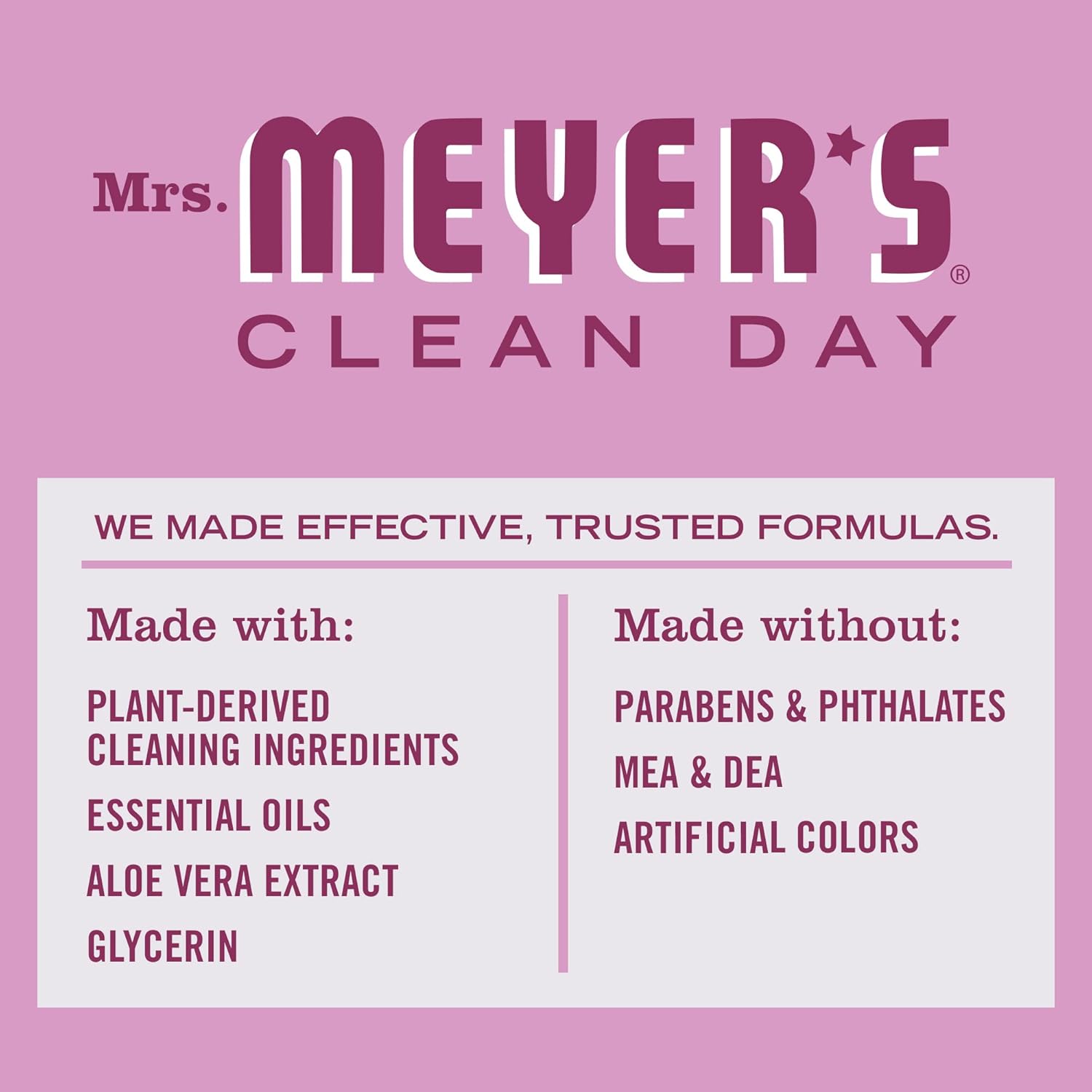 Mrs Meyers Clean Day Dish Soap Refill Peony 48 fl oz