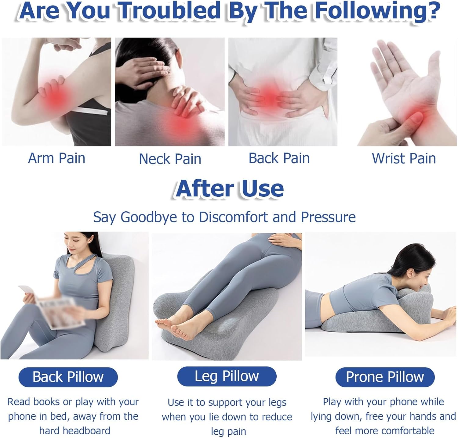 JYHHCYS 30 Prone Position Massage Pillow