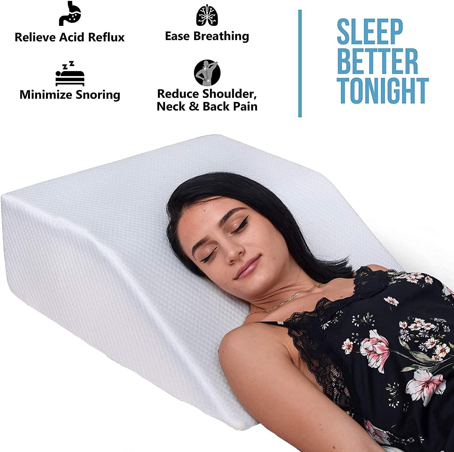Abco Tech Leg Elevation Pillow with Cooling Gel