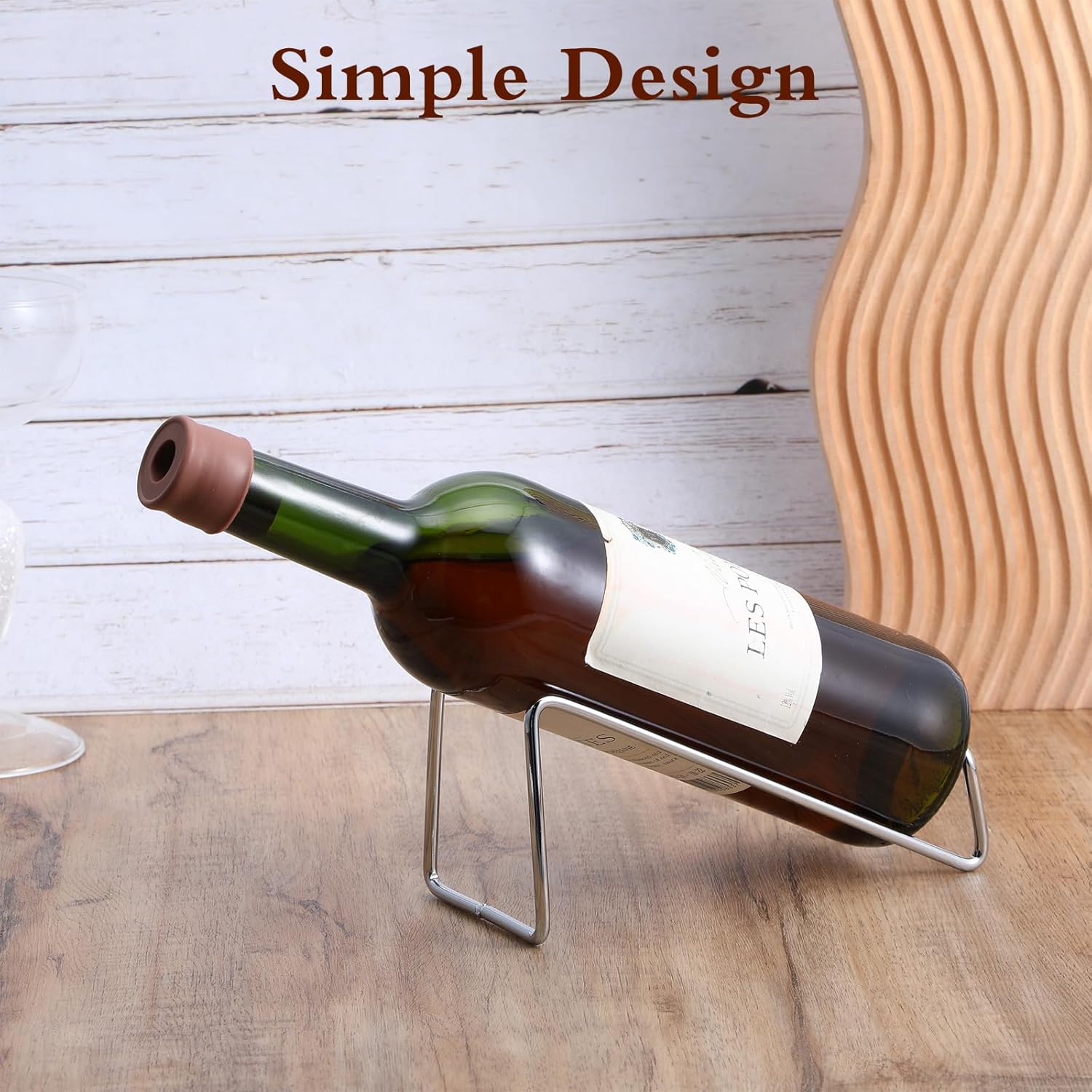 Tolare 4pcs Tabletop Wine Rack Organizer
