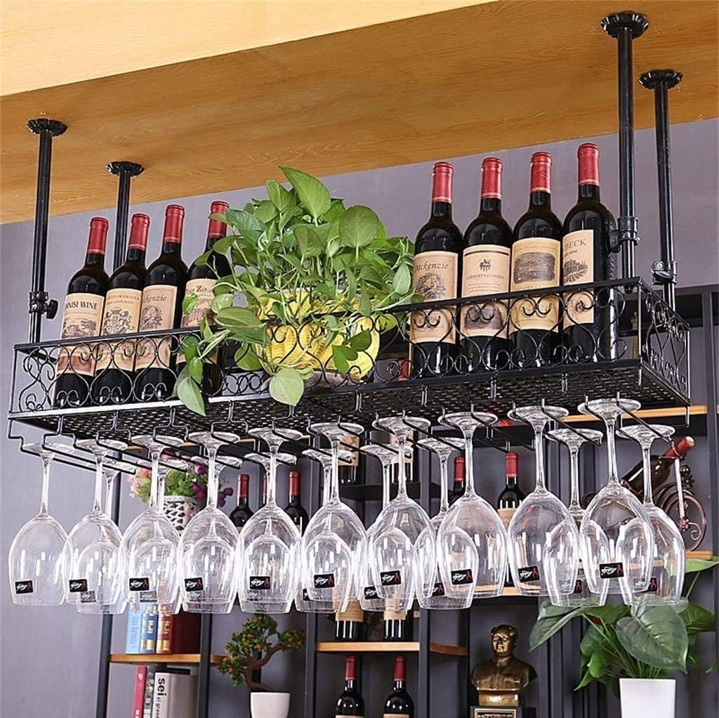 LUCEAE Wall-Mounted Wine Rack for Bar and Kitchen