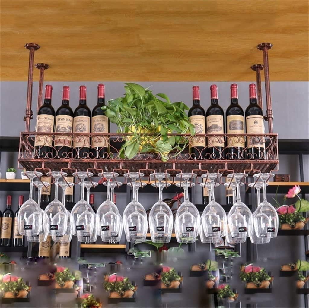 LUCEAE Wall-Mounted Wine Rack for Bar and Kitchen