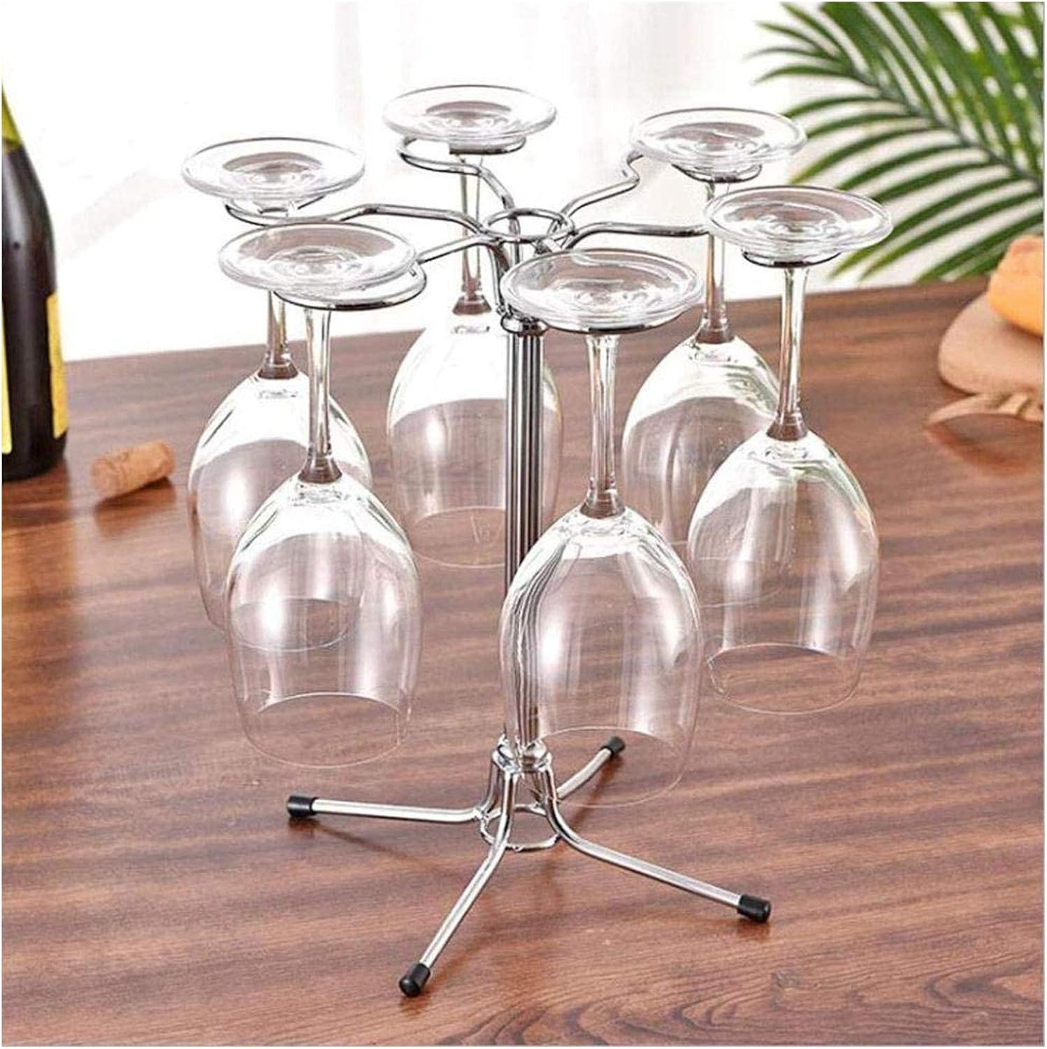BOCbco Tabletop Wine Rack for 6 Bottles 1