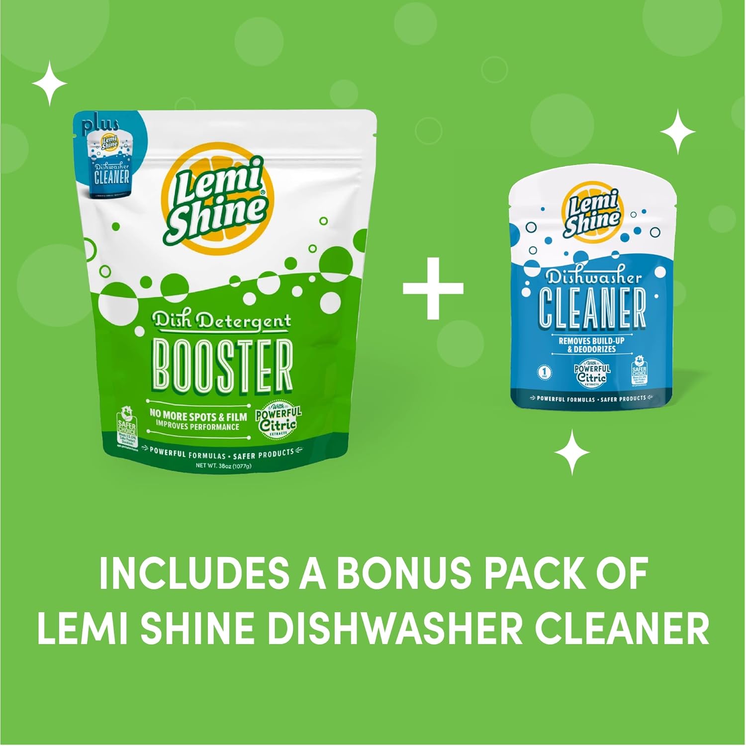 Lemi Shine Dish Detergent Booster 38 oz