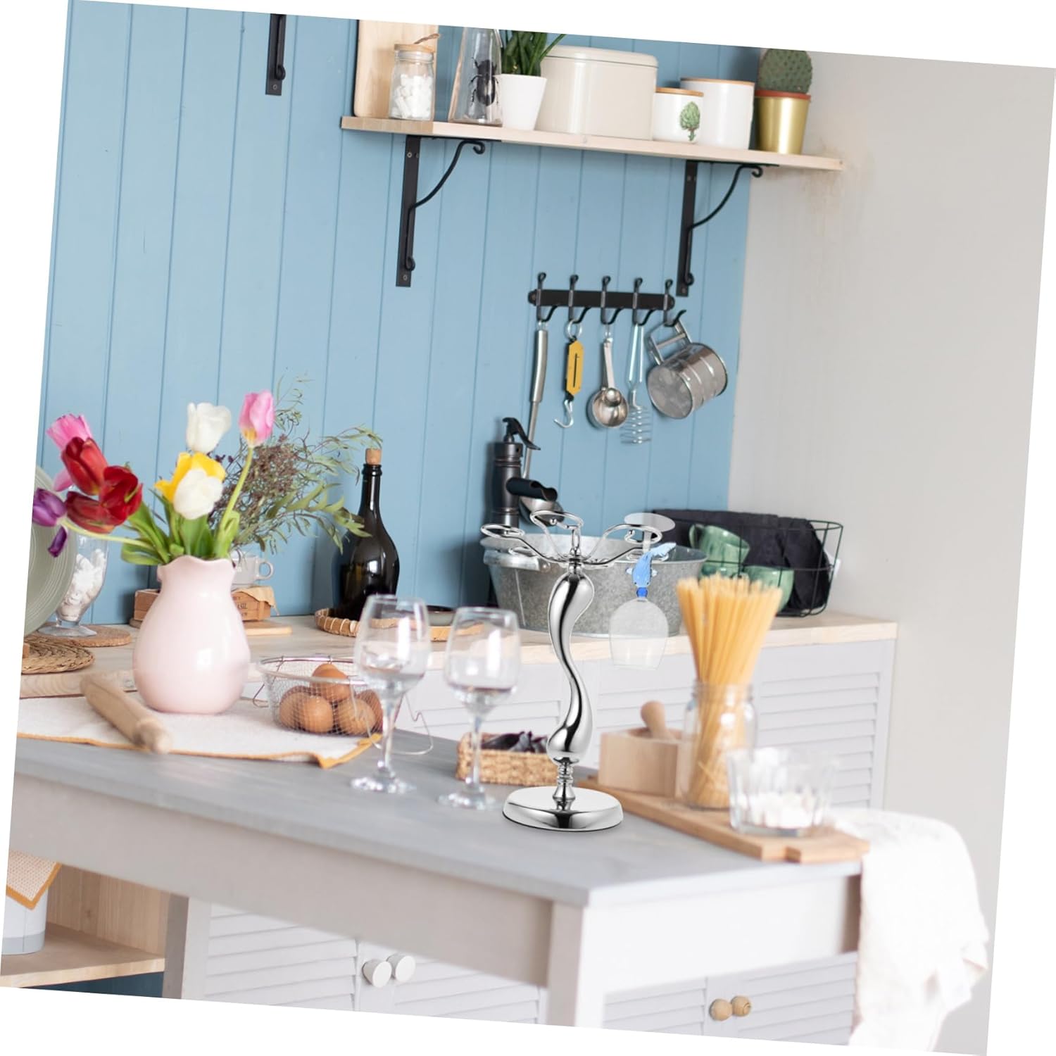 Cabilock 1pc Stylish Wine Glass Rack for Home Decor