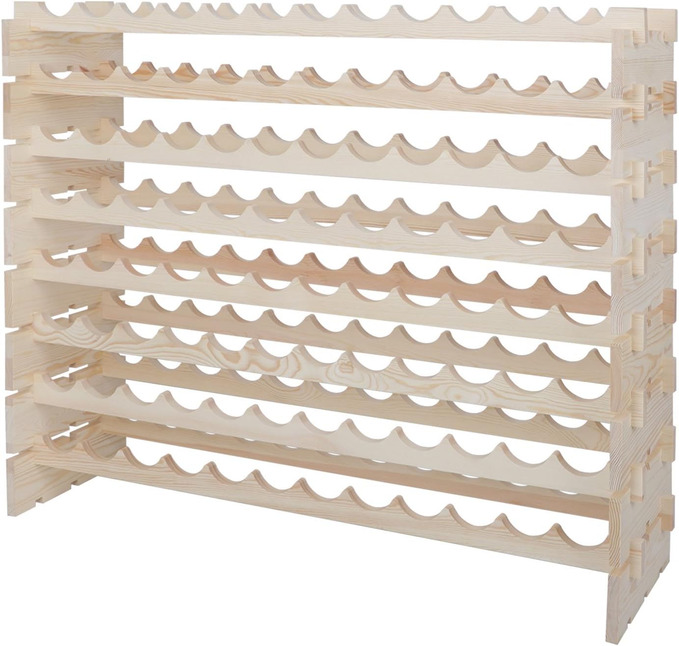 HomGarden 8 Tier Free Standing Wine Rack