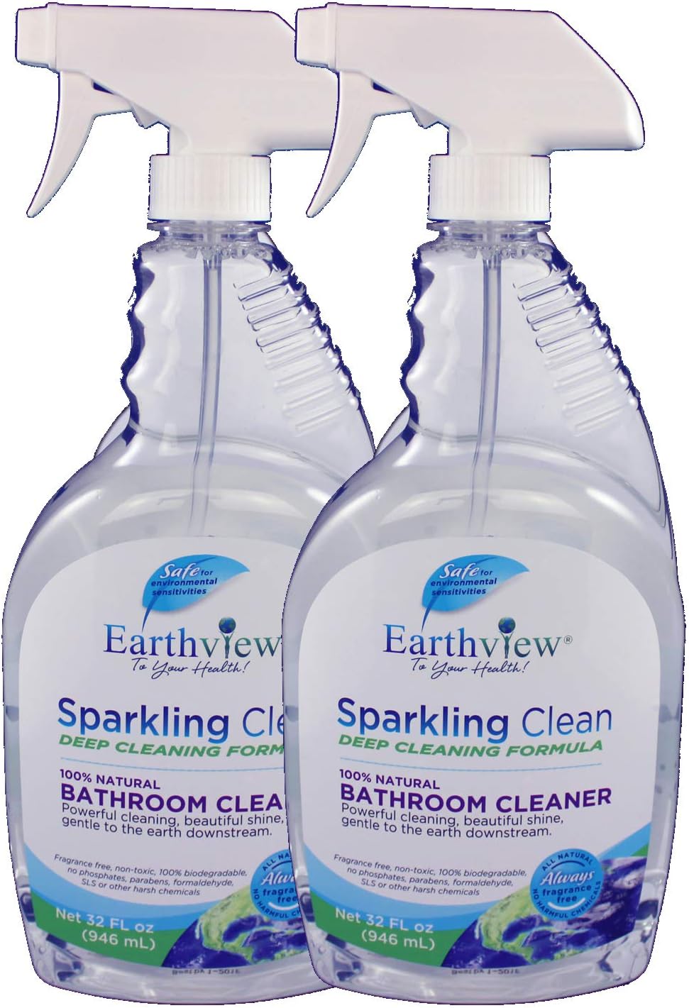 Earthview Bathroom Cleaner 2 pk32 oz Fragrance Free