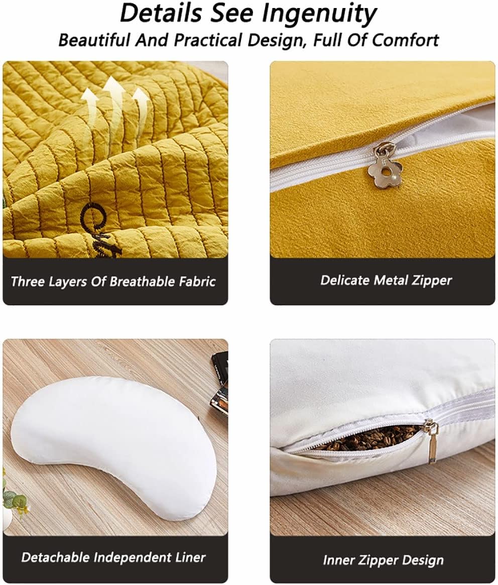ZHIWEIKJ Buckwheat Neck Pillow for Sleep and Travel