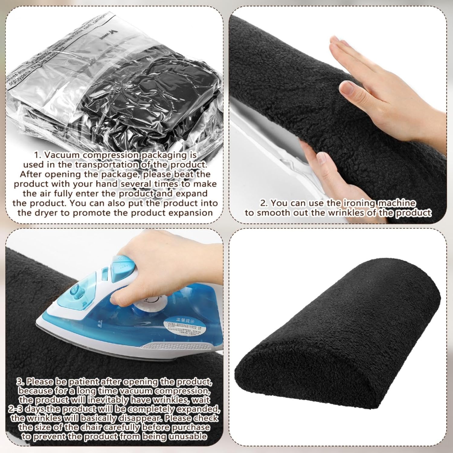 Wesiti Recliner Leg Support Pillow - Black