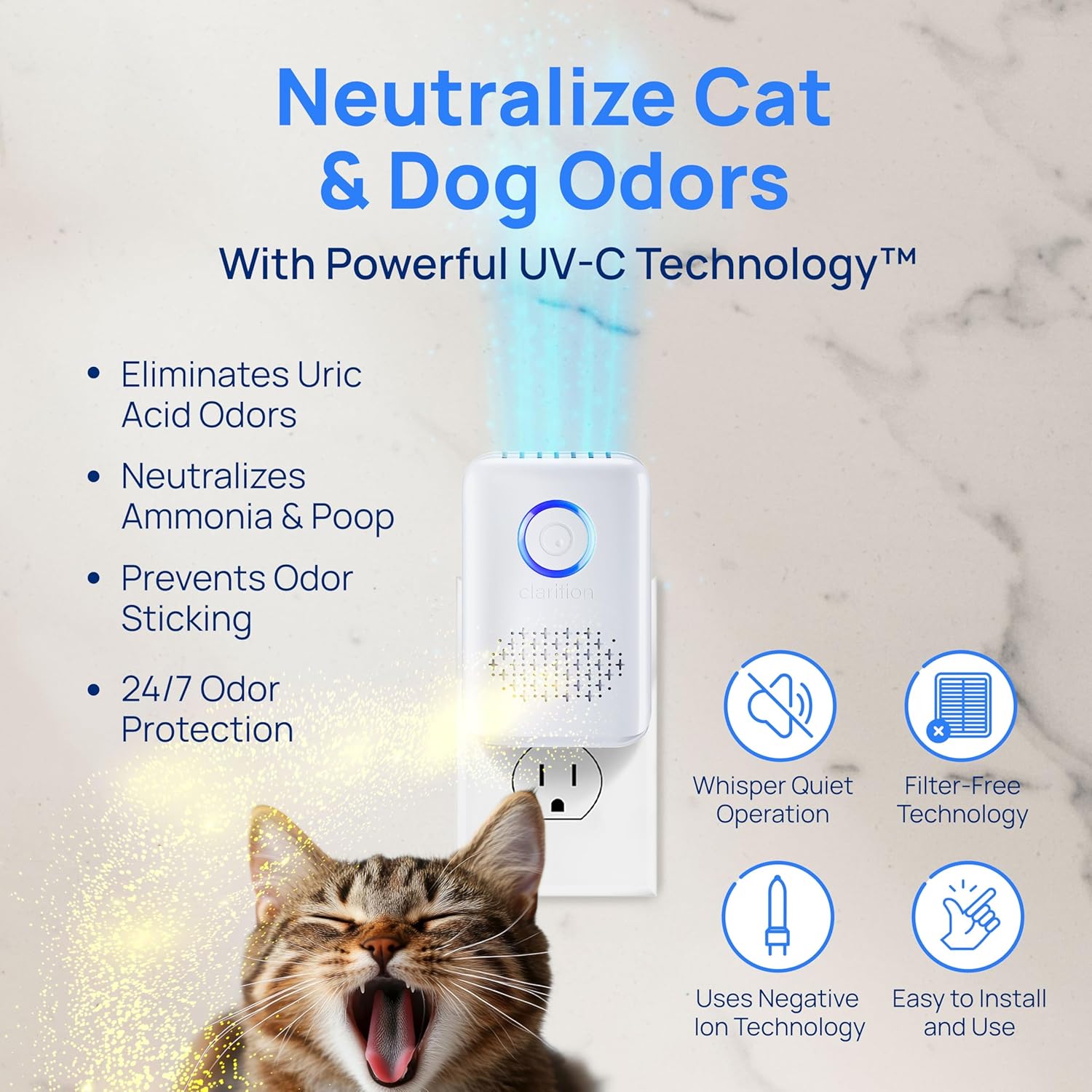 Clarifion ODRx UV-C Cat Odor Deodorizer 1