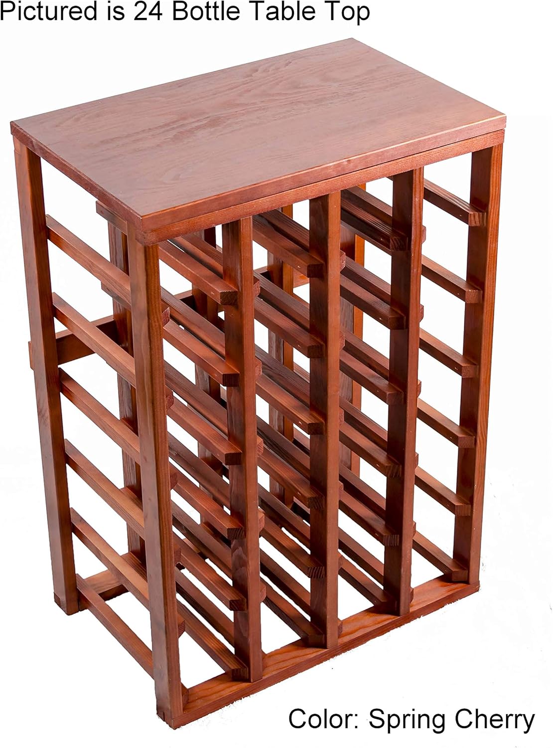 Creekside 24 Bottle Pine Stackable Wine Cubes Set of 2 1