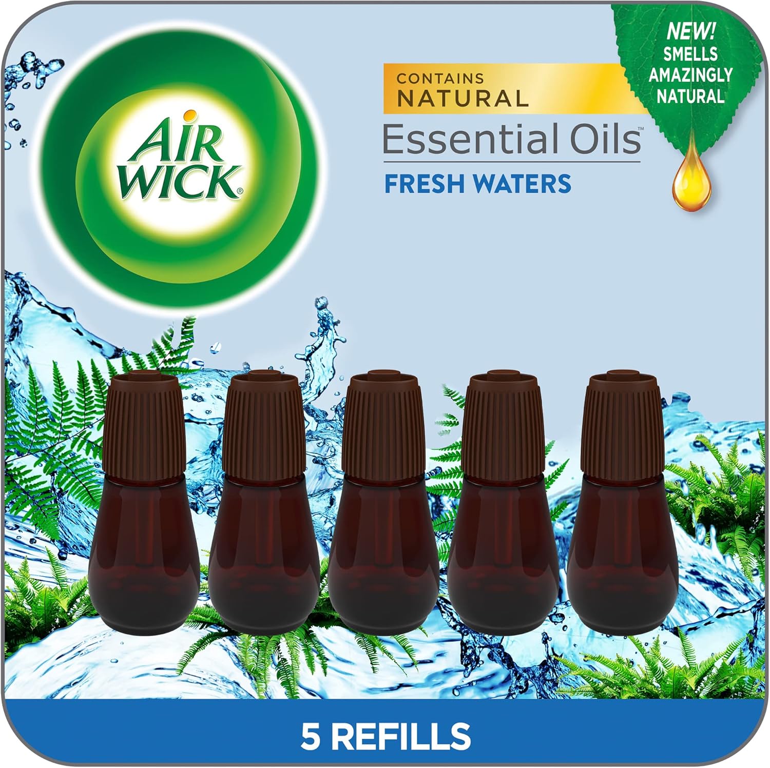 Air Wick Essential Mist Refill - 5 ct Fresh Waters