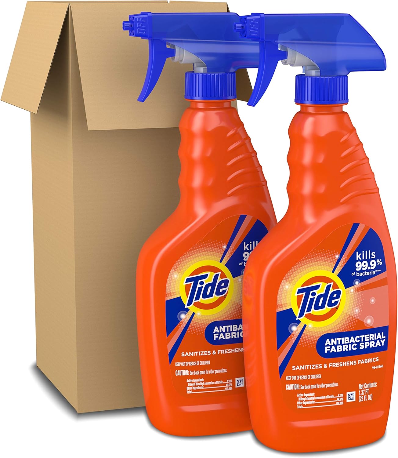 Tide Antibacterial Fabric Spray 22 Fl Oz Each 2 Count