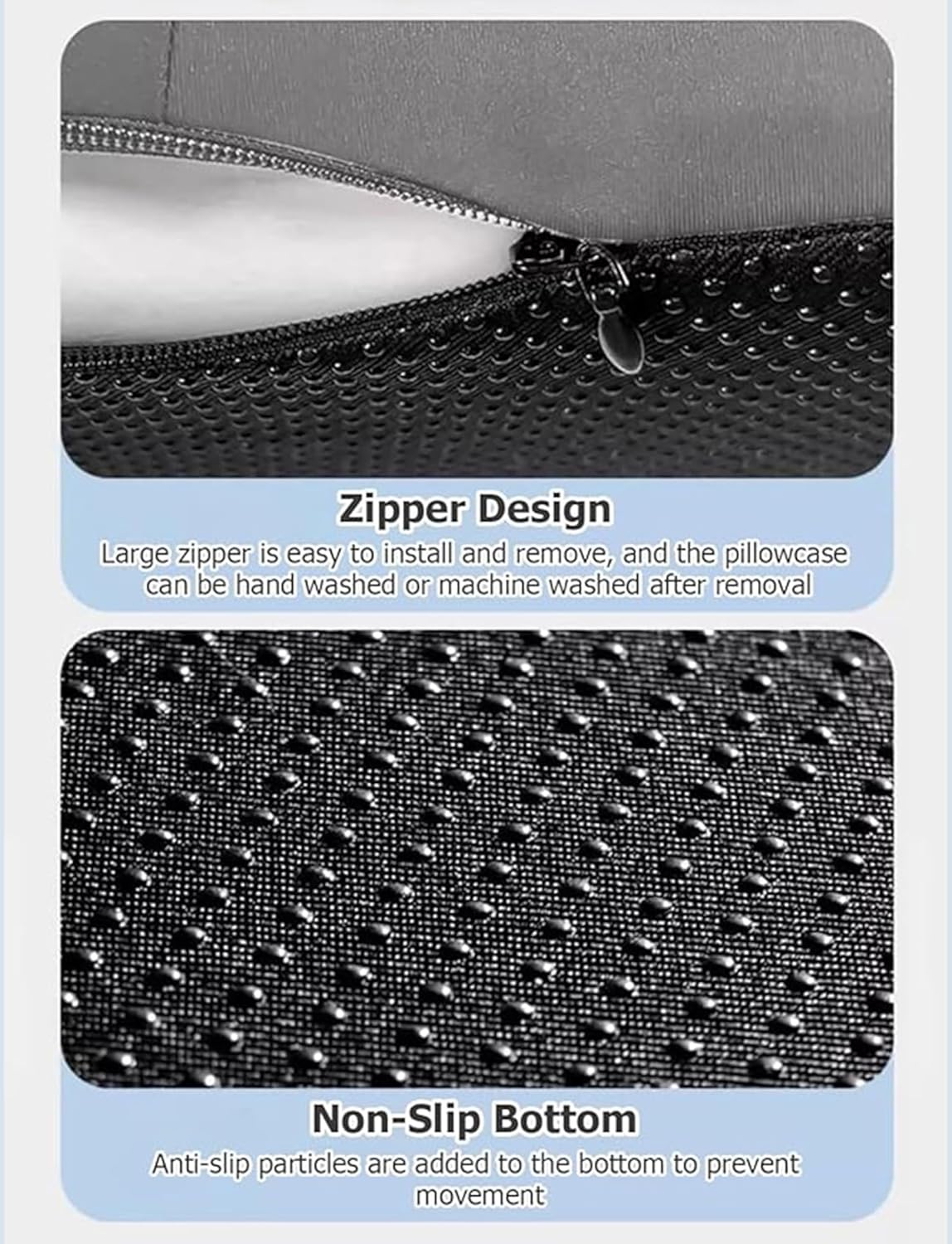 Slow Rebound Memory Foam Pillow for Reading and Posture Support