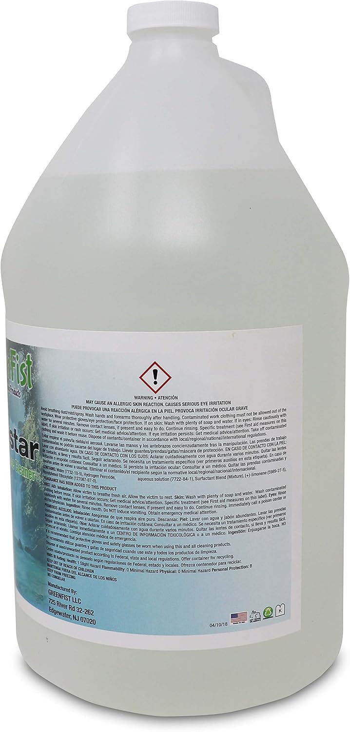 GreenFist All Purpose Hydrogen Peroxide Cleaner with Citrus Fragrance 1 Gallon