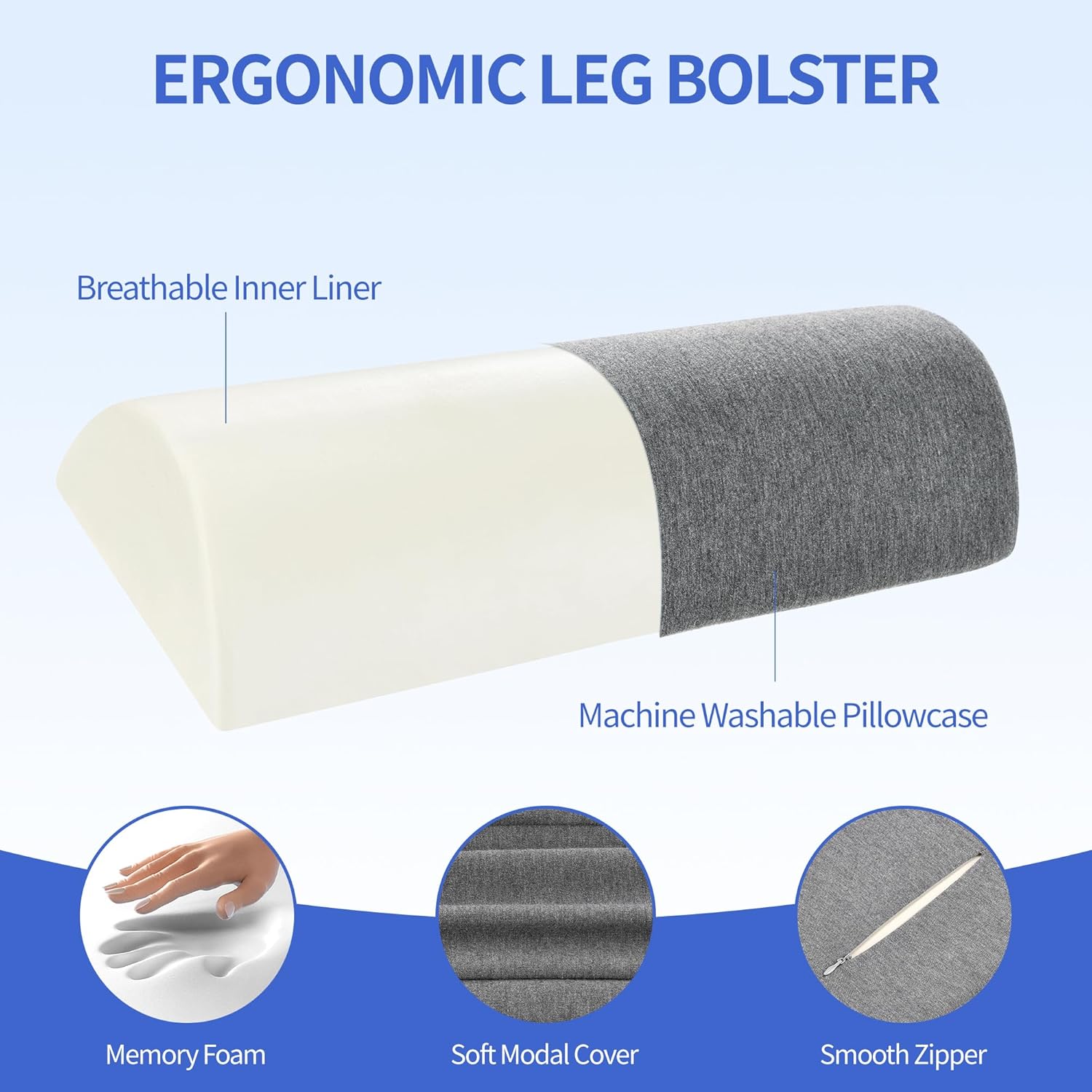Zickskt Knee Pillow for Back Pain Relief