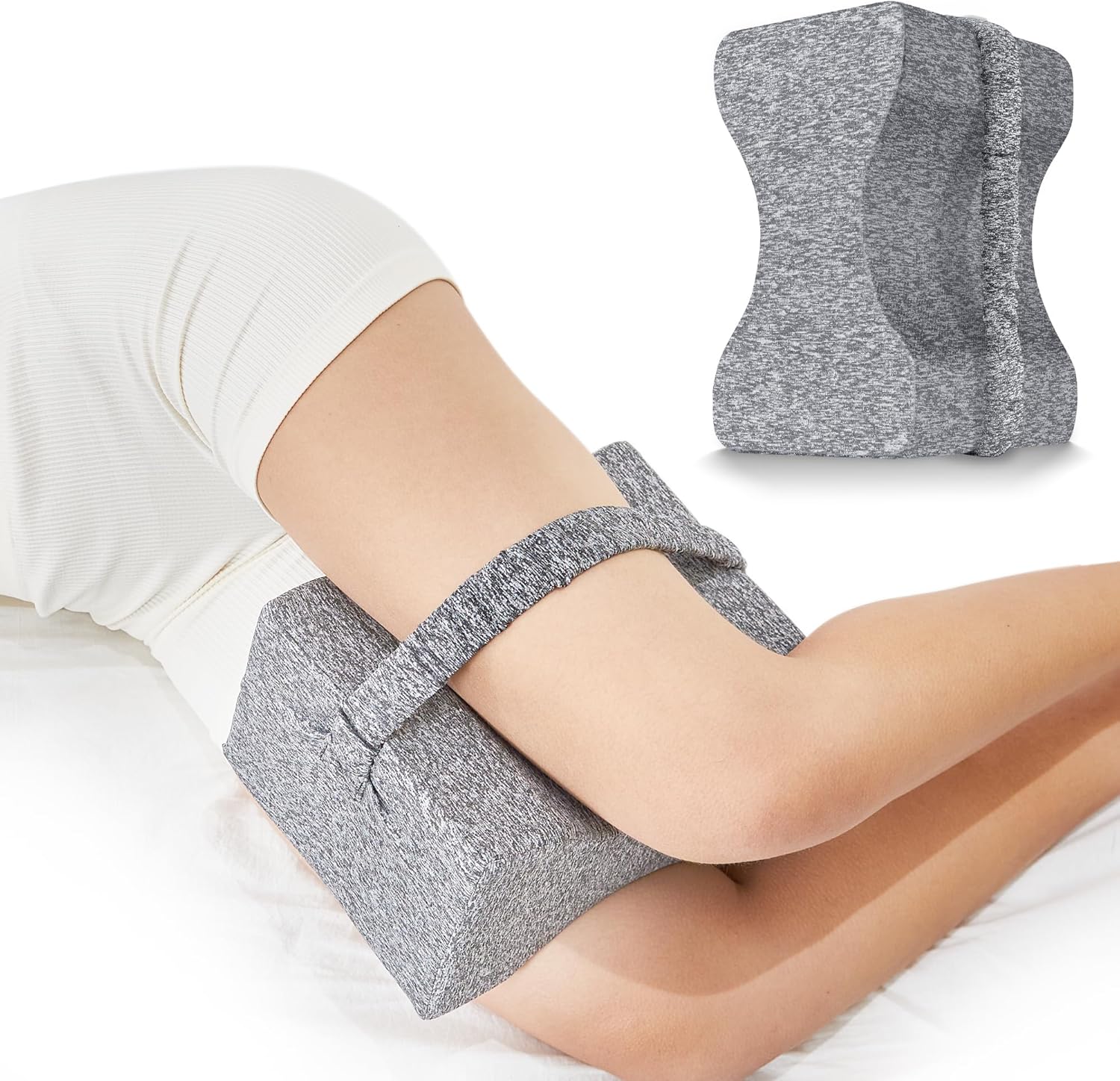 UJPFEO Knee Pillow for Side Sleepers and Pain Relief