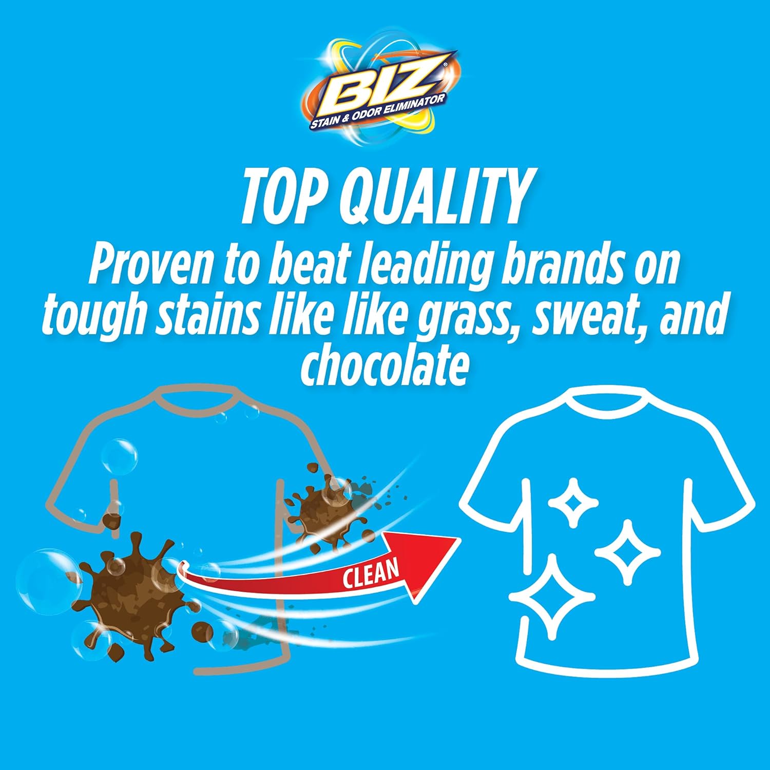 Biz Laundry Detergent Powder Booster - 80 Ounces 1